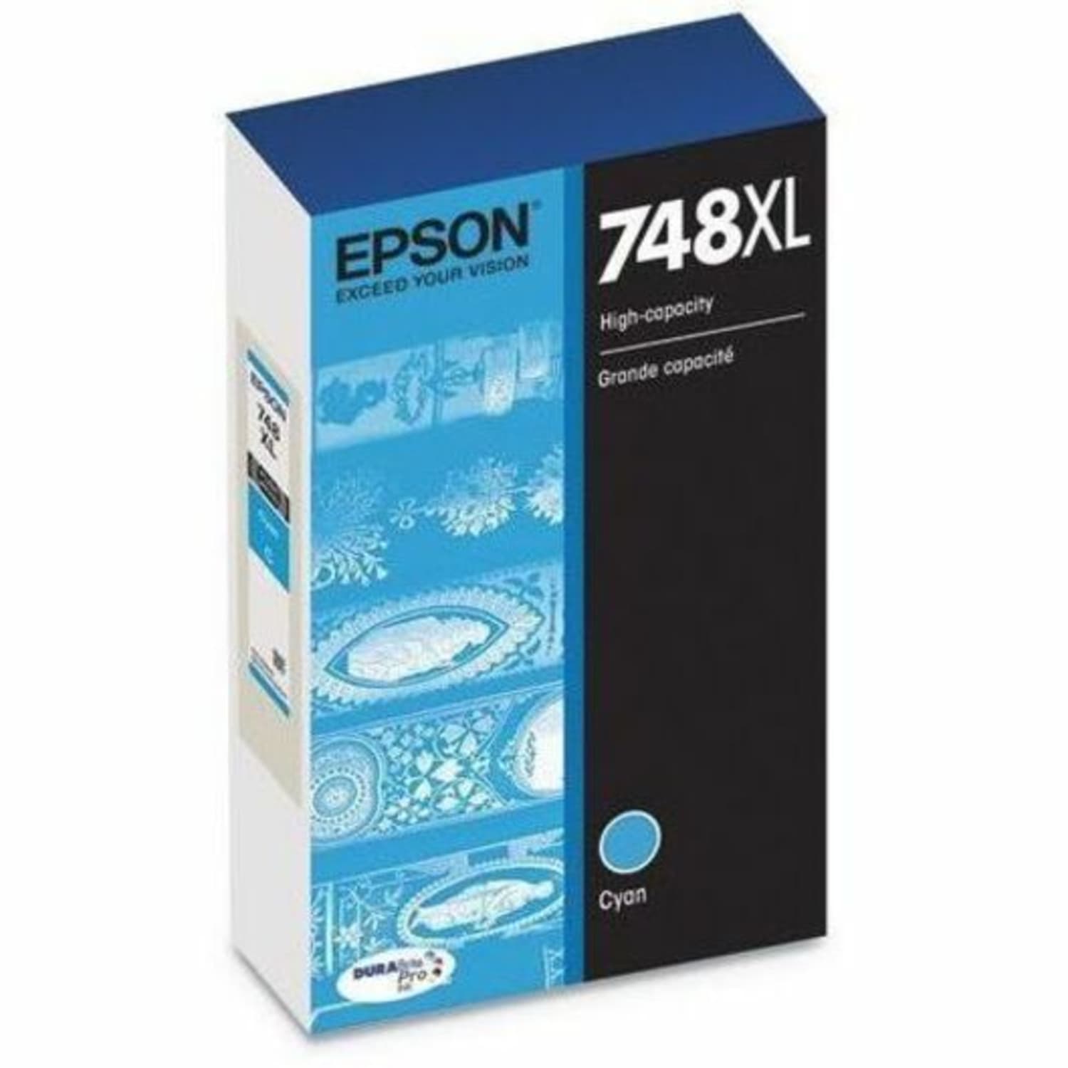 Epson DURABrite Pro 748 Original High Yield Inkjet Ink Cartridge - Cyan - 1 Pack - 4000 Pages - Image 3