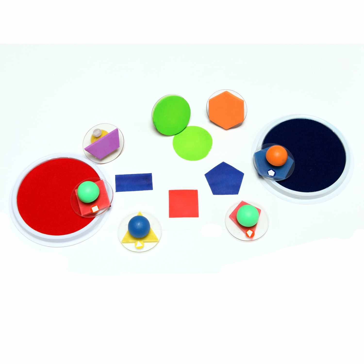 READY 2 LEARN Giant Stampers, Geometric Shapes, Filled In, Set Of 10 - Image 3