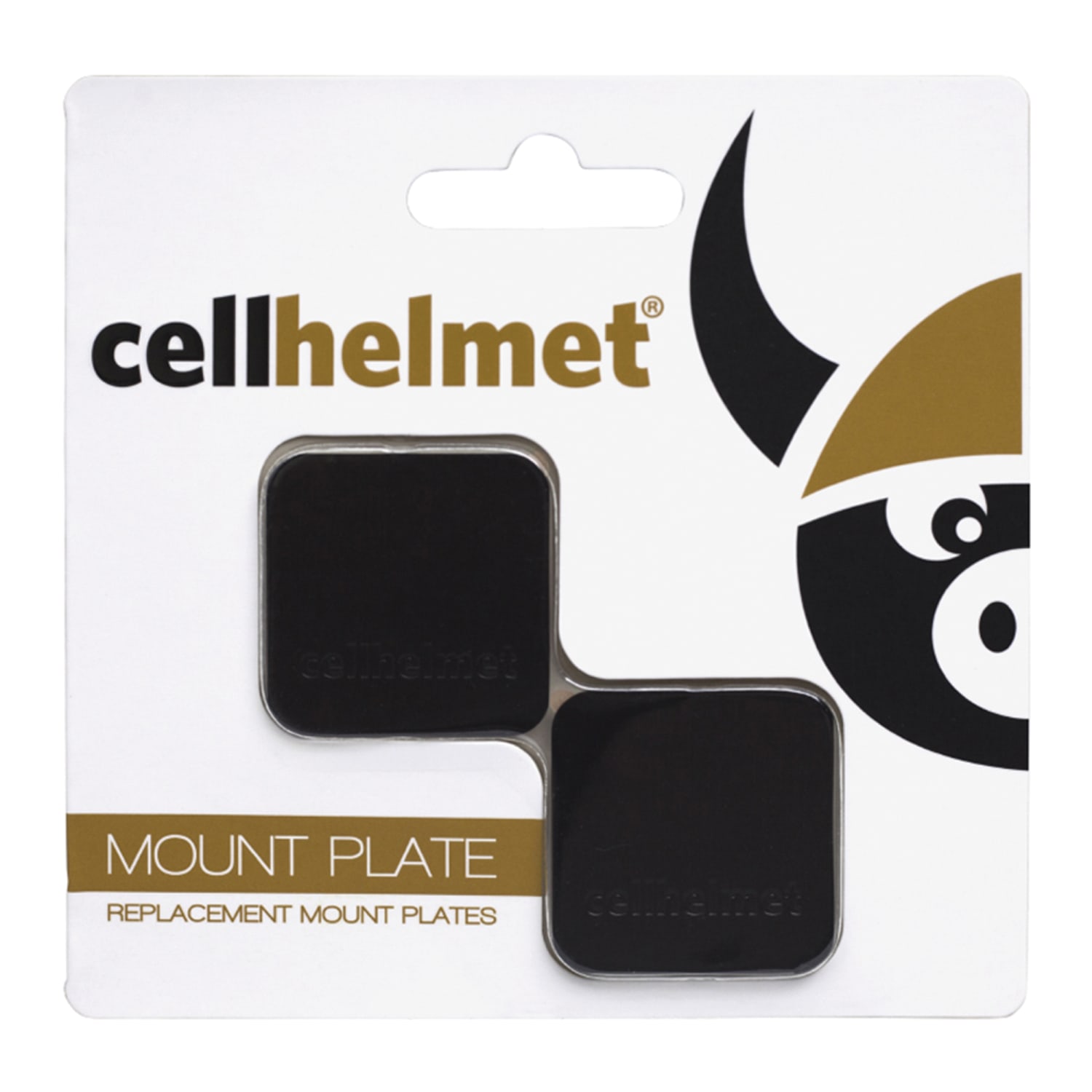 cellhelmet 360 deg. Magnetic-Mount Replacement Plates, Black, Pack Of 2 Plates - Image 3