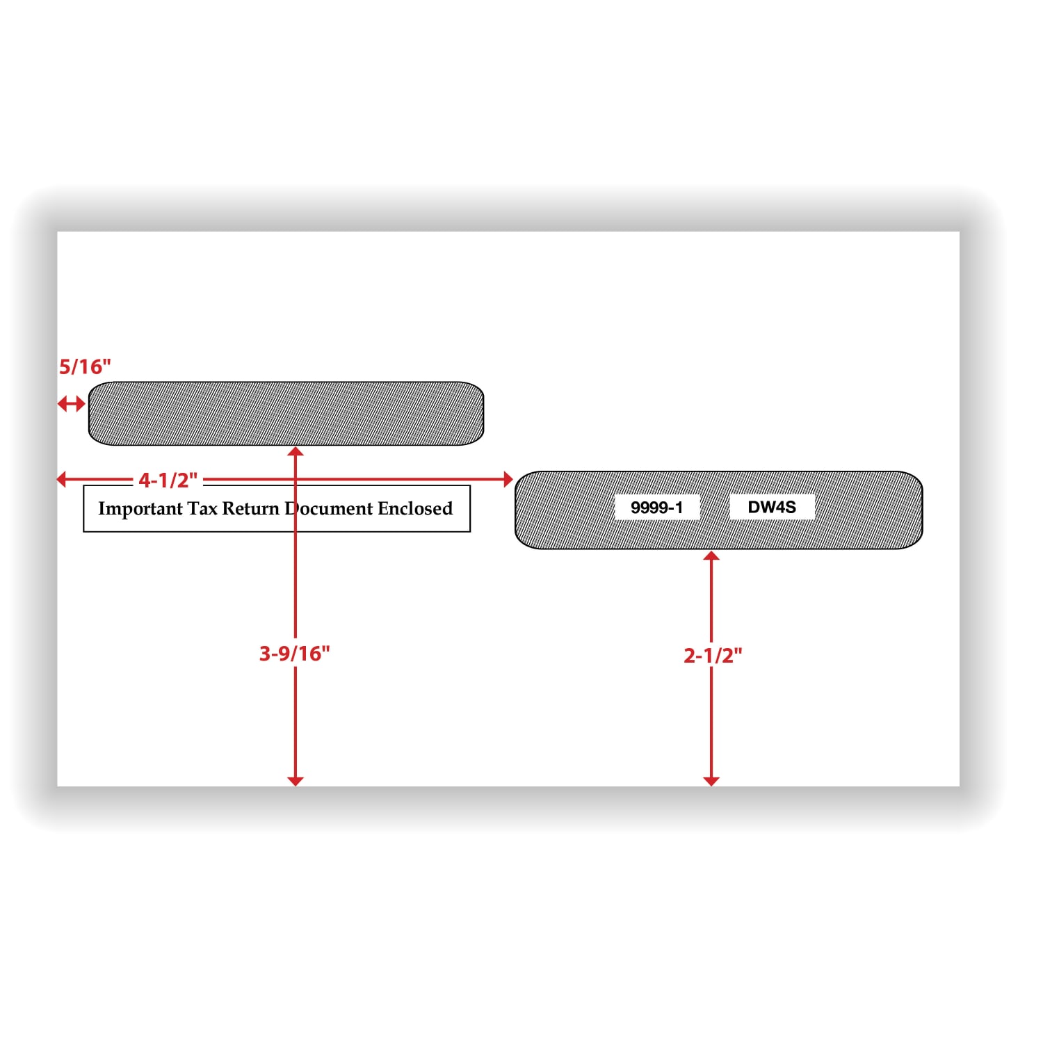 ComplyRight Double-Window Envelopes For 4-Up W-2 (5205, 5205A, 5209) Tax Forms, 5-5/8in x 9in, Moisture-Seal, White, Pack Of 100 Envelopes - Image 5
