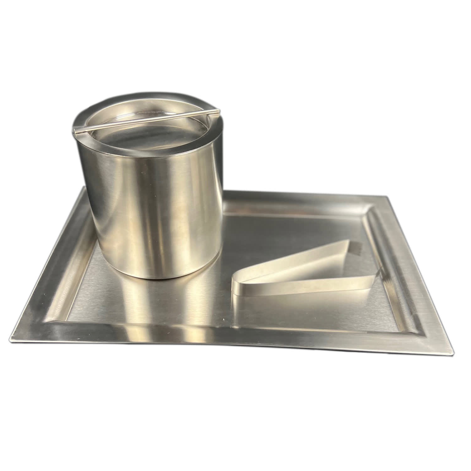 Hospitality Source Bar/Coffee Trays, 17in x 11-1/4in x 15/16in, Matte Silver, Set Of 12 Trays - Image 5