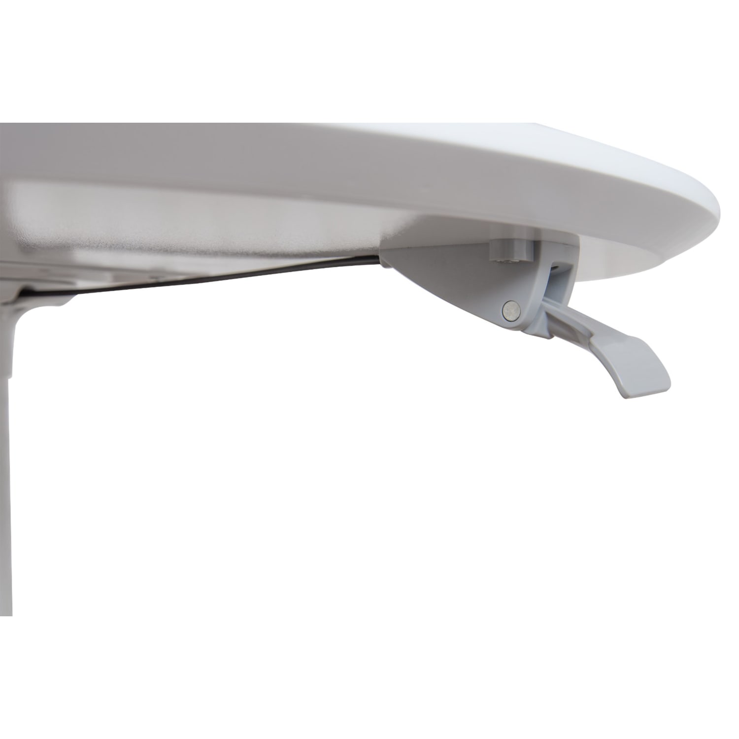 Luxor Round Cafe Table, 42-7/16inH x 36inW x 36inD, White - Image 5