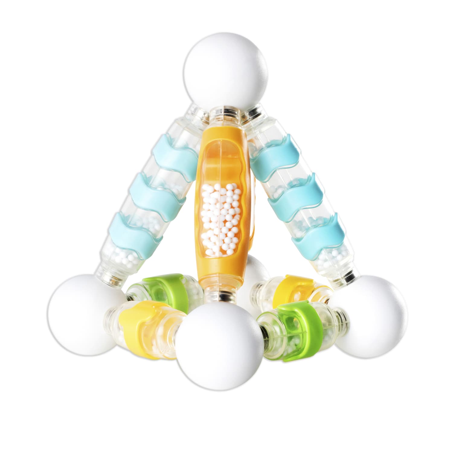 Guidecraft Grippies 20-Piece Shaker Set, Pastel Colors - Image 3