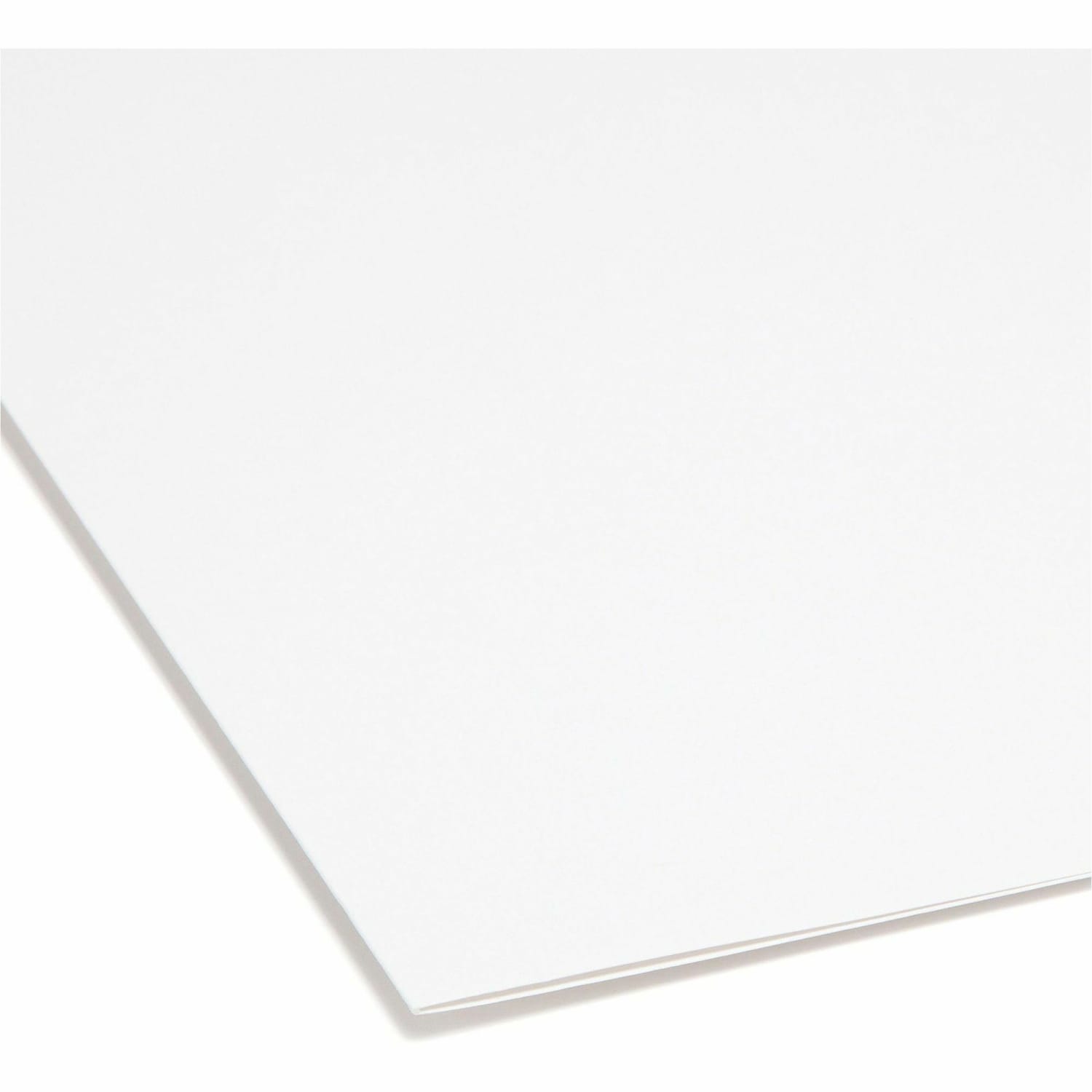 Smead SuperTab 1/3 Tab Cut Letter Recycled Top Tab File Folder - 8 1/2in x 11in - 3/4in Expansion - Assorted Tab Position - White - 10% Recycled - 100 / Box - Image 5