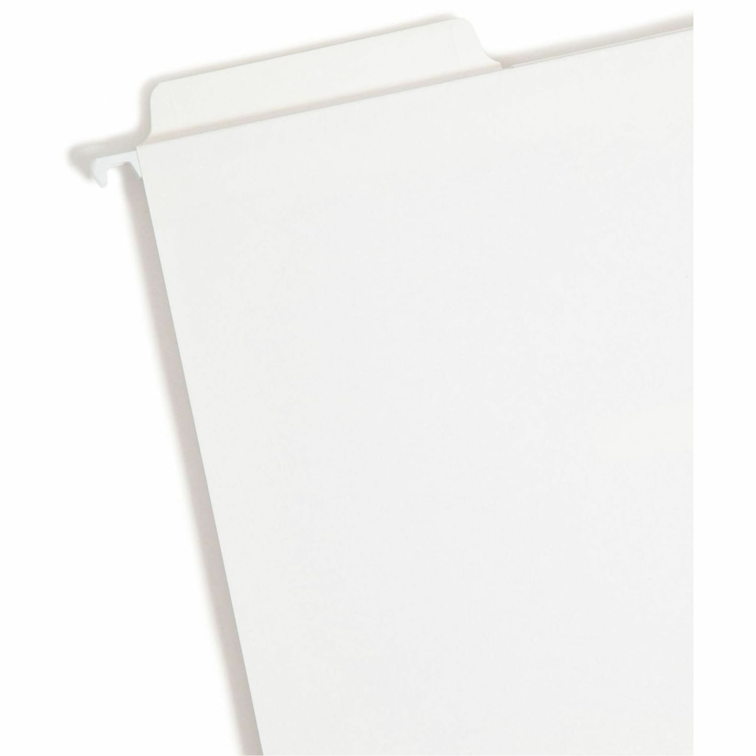 Smead FasTab Hanging File Folders, Letter Size, White, Box Of 20 Folders - Image 4