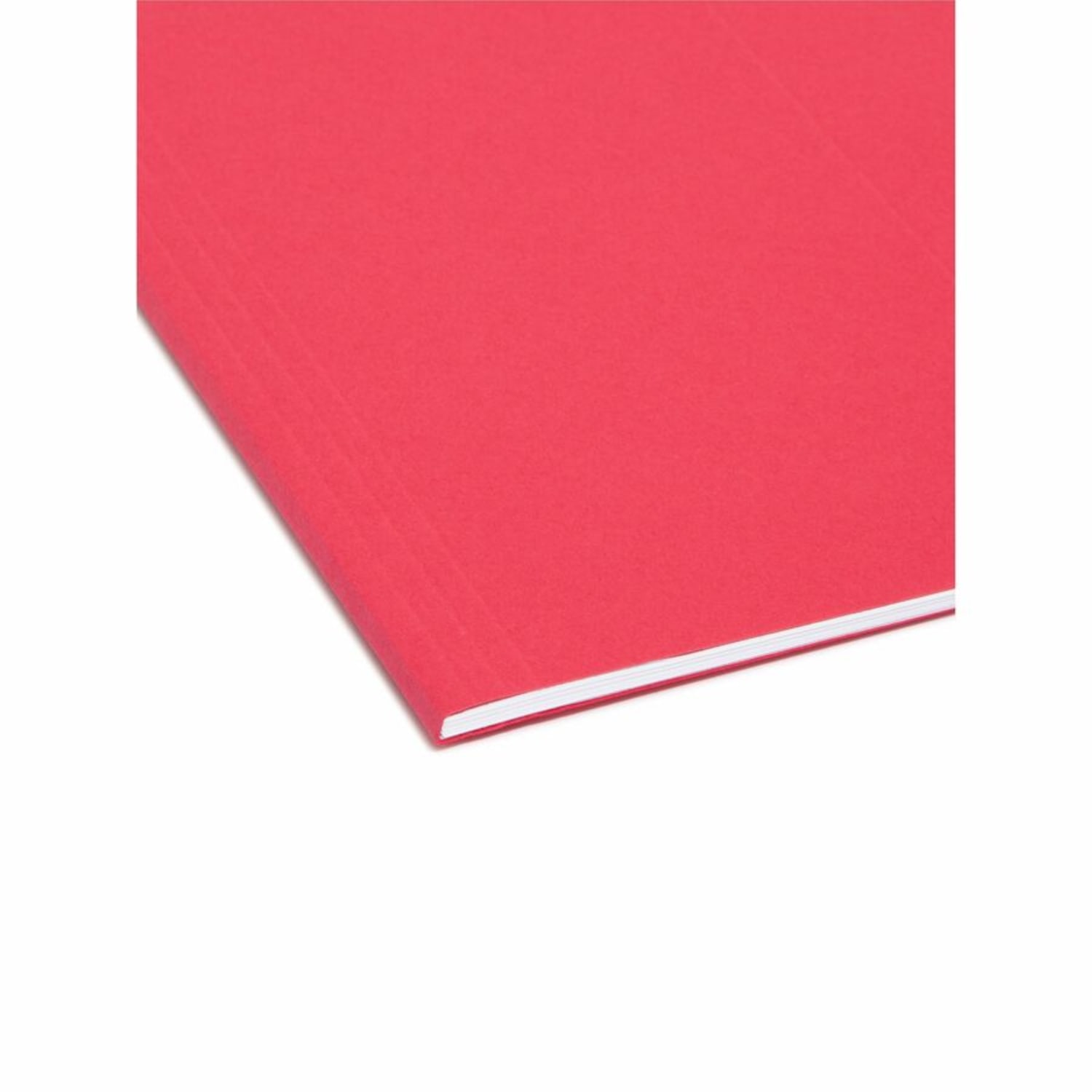 Smead FasTab Straight Tab Cut Letter Recycled Hanging Folder - 8 1/2in x 11in - Assorted Tab Position - Blue, Green, Red - 10% Recycled - 18 / Box - Image 5