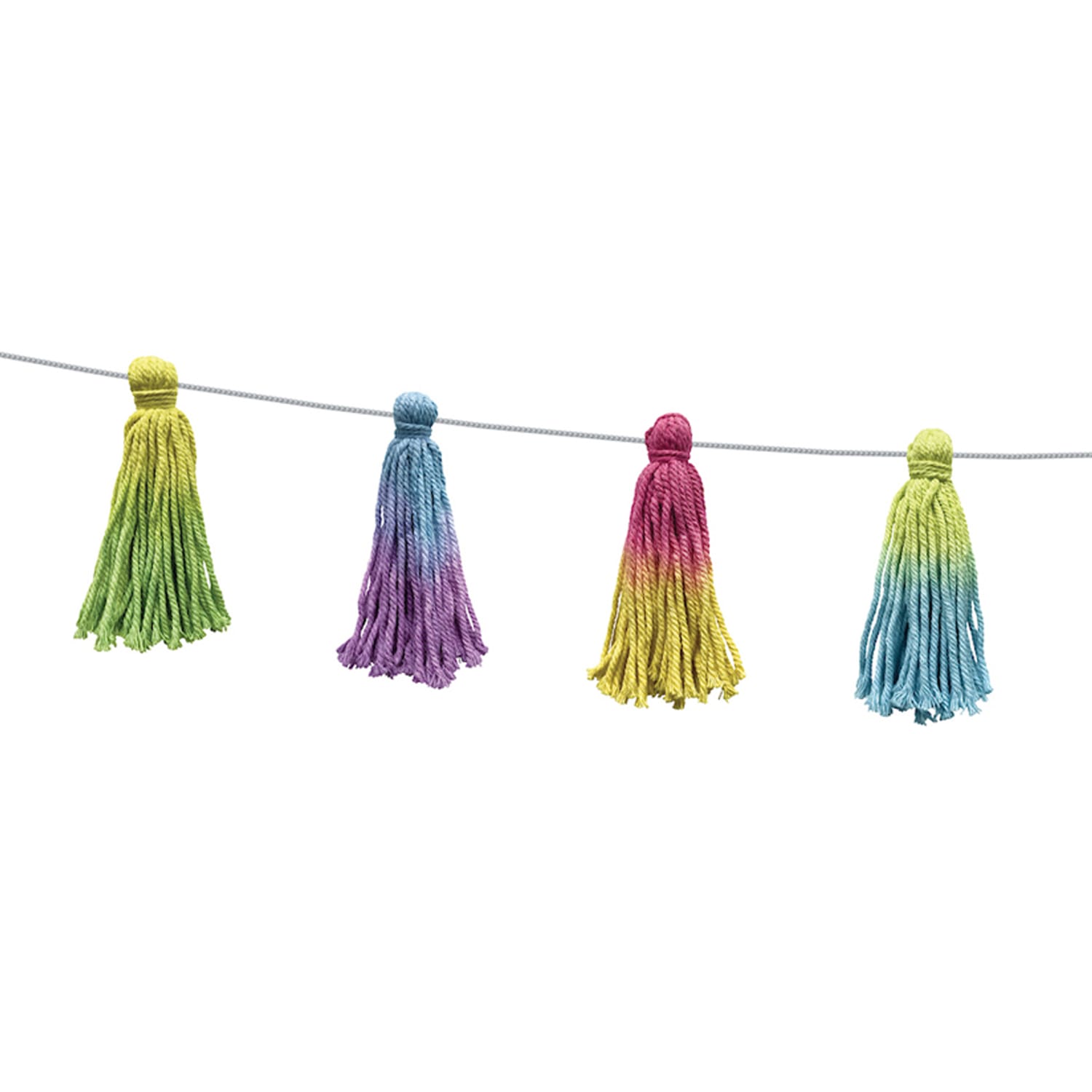 Teacher Created Resources Garlands, Tie-Dye Tassels, Pack Of 3 Garlands - Image 4