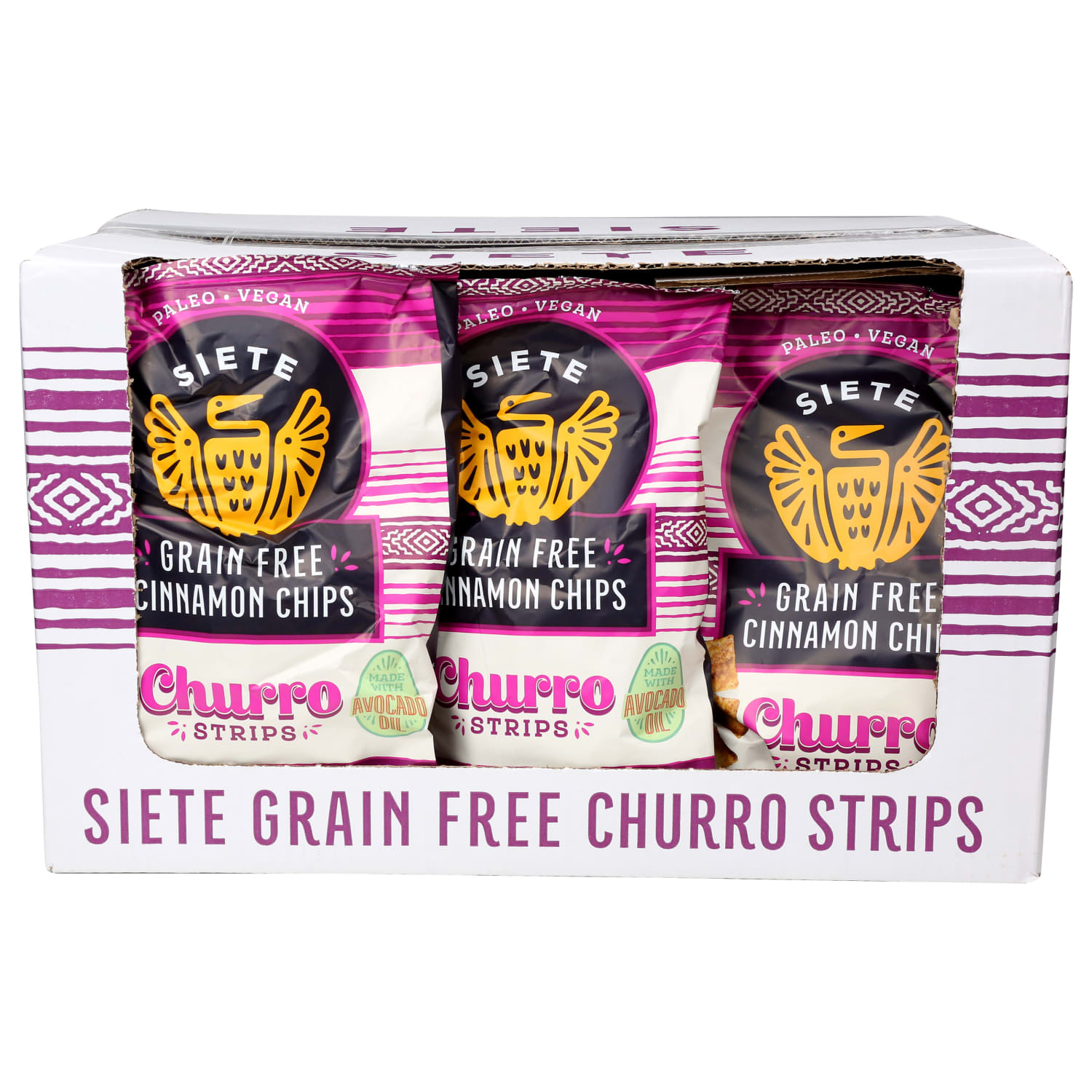Siete Family Foods Grain-Free Cinnamon Churro Strips, 5 Oz, Total Qty 12 - Image 4