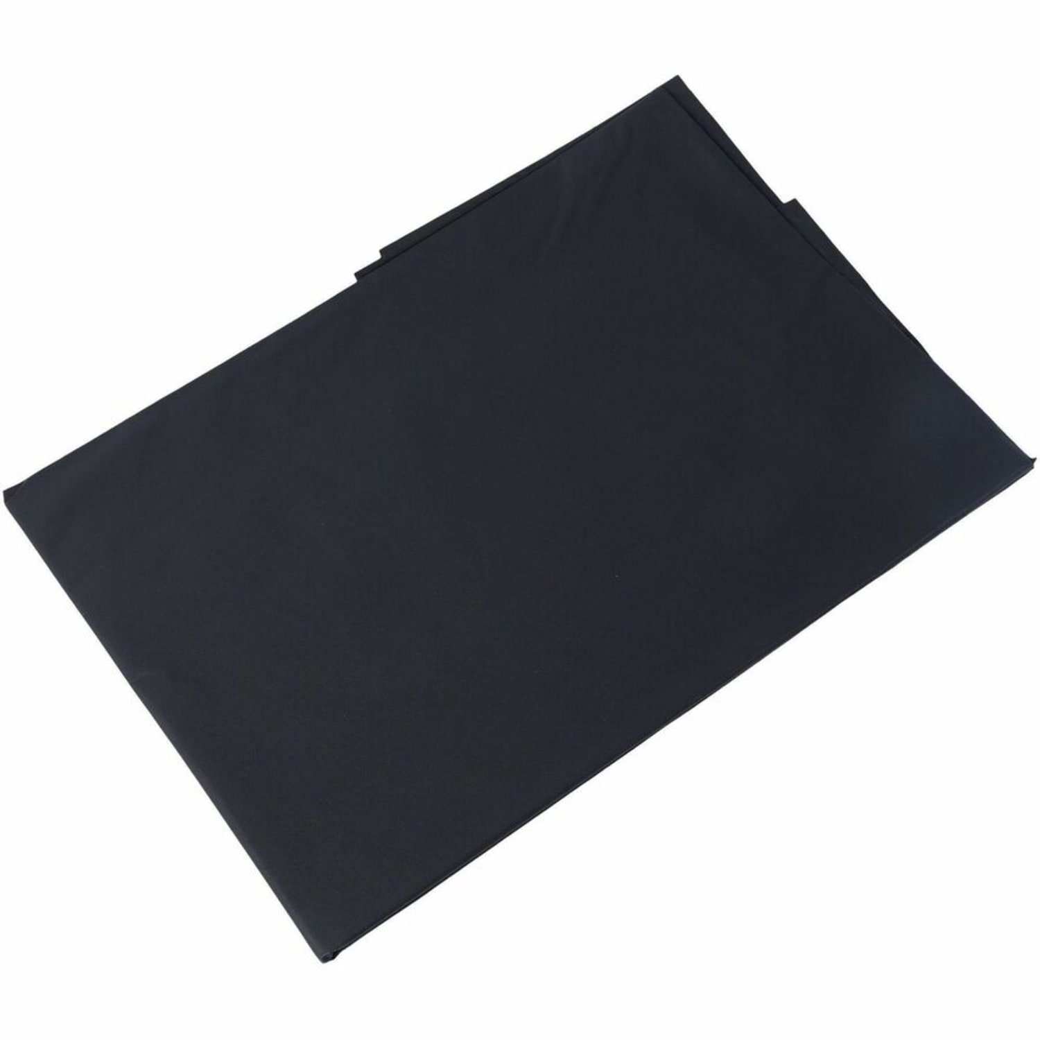 Genuine Joe Plastic Table Covers - 108in Length x 54in Width - Plastic - Black - 6 / Pack - Image 5