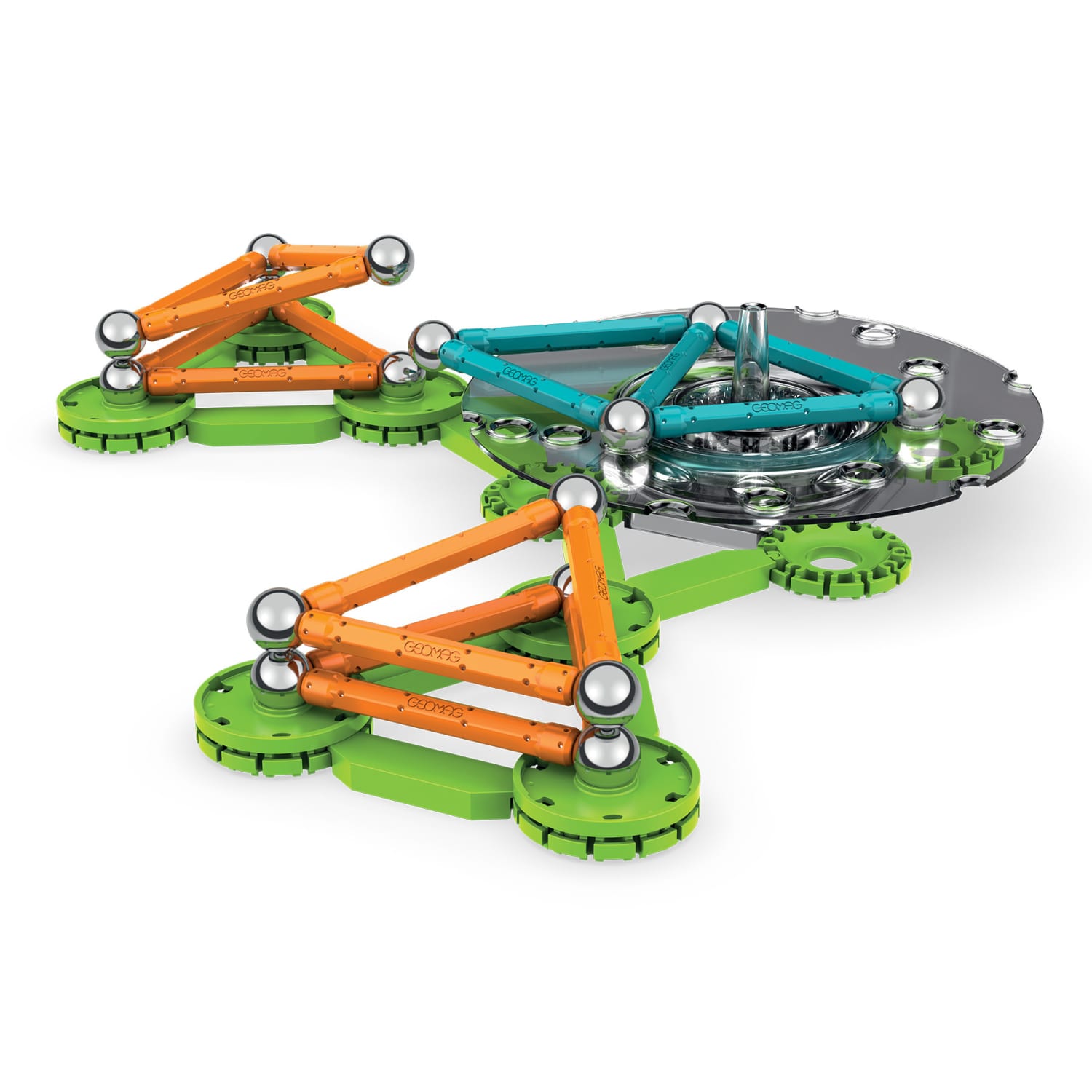 Geomag Mechanics Motion Construction Set, Magnetic Gears Recycled, 96 Pieces - Image 5