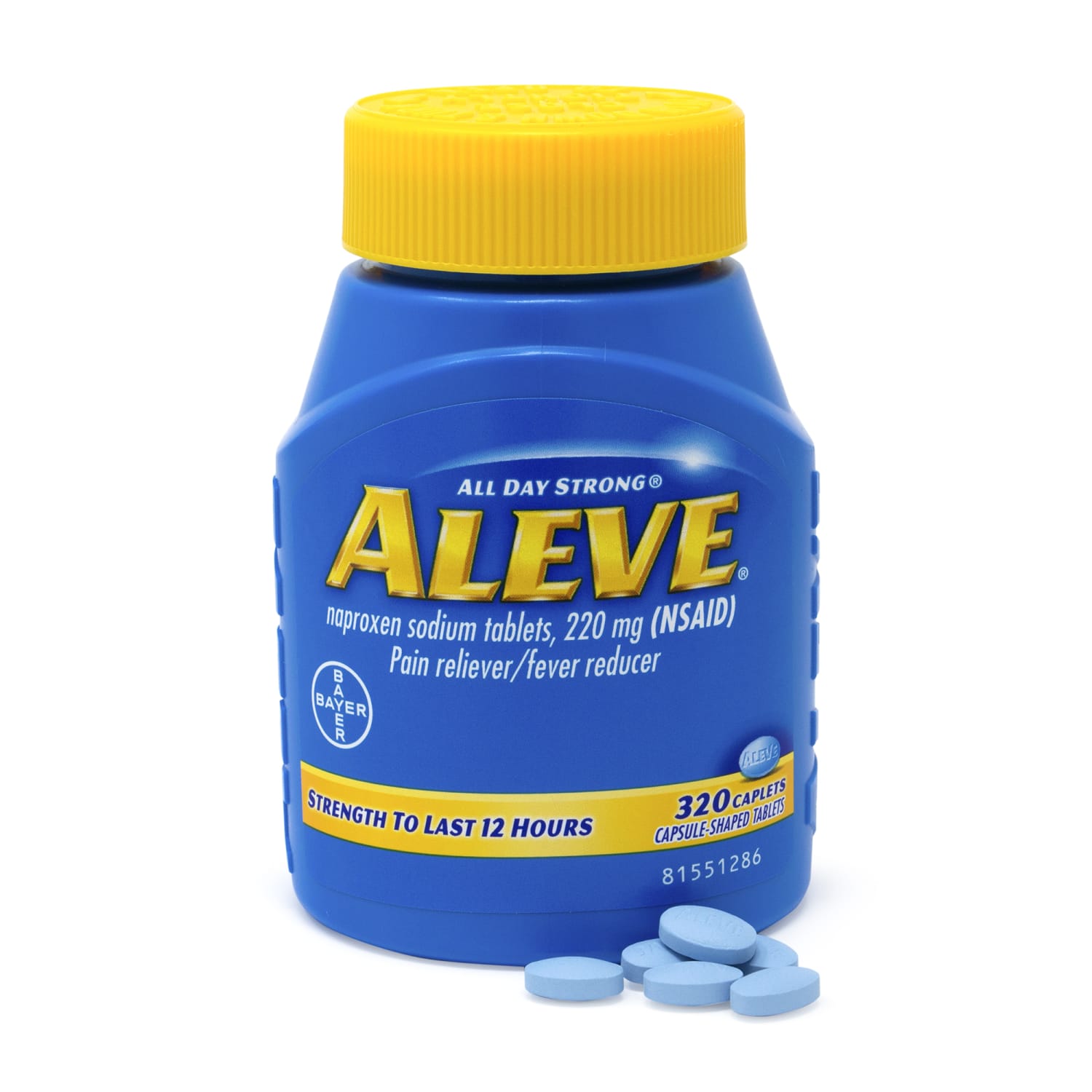 Aleve All Day Strong Naproxen Sodium, 220mg, Bottle Of 320 Tablets - Image 6
