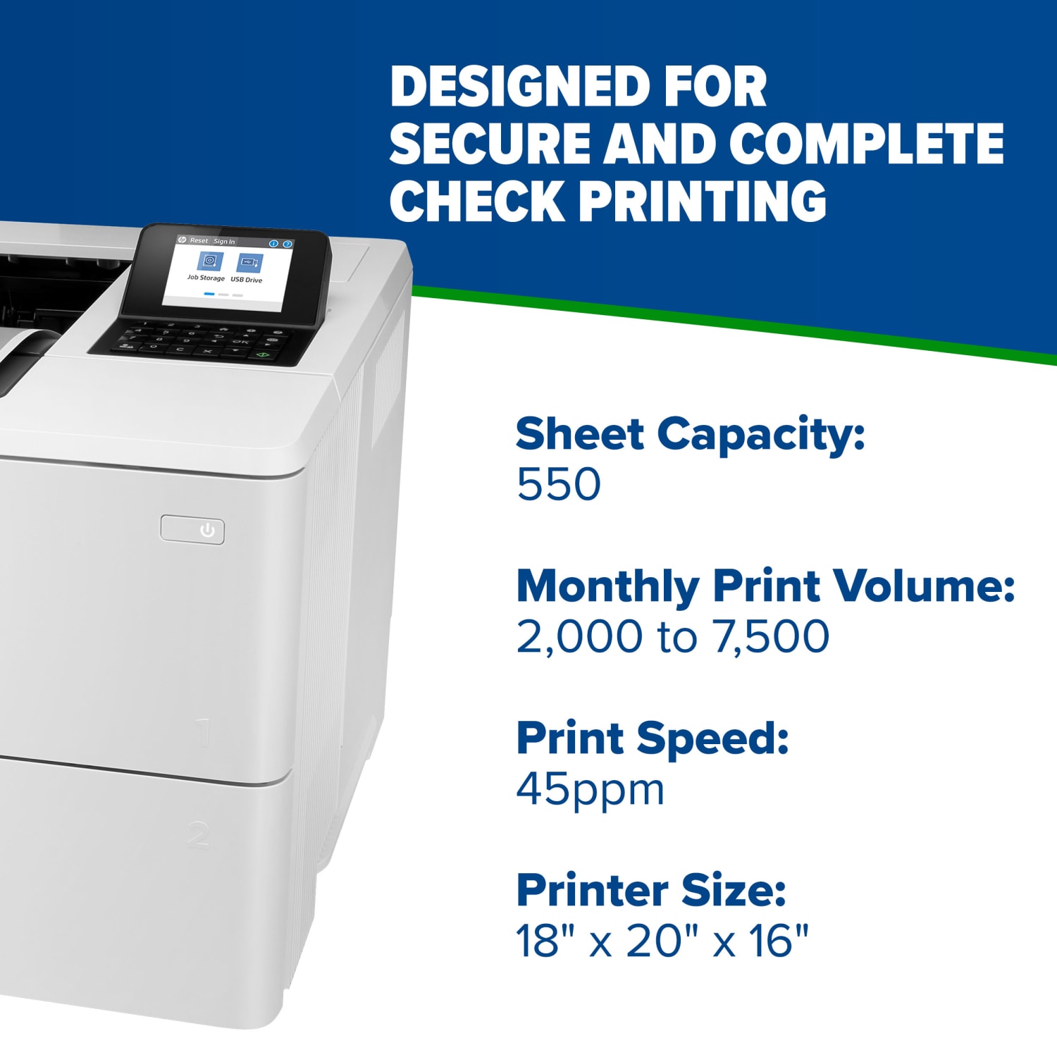 TROY M507DN MICR Laser Monochrome Printer For Check Printing - Image 4
