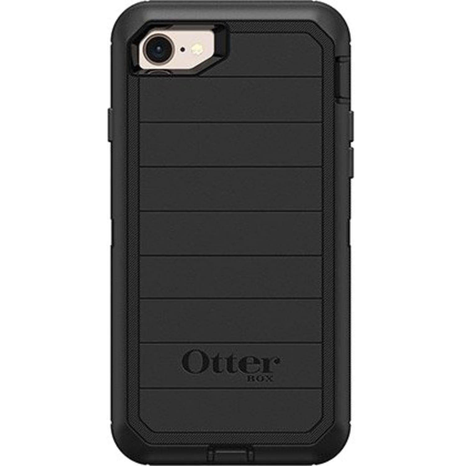 OtterBox Defender Series Pro Rugged Carrying Case Holster For Apple iPhone SE 2, iPhone SE 3, iPhone 8, iPhone 7 Smartphone, Black - Image 3
