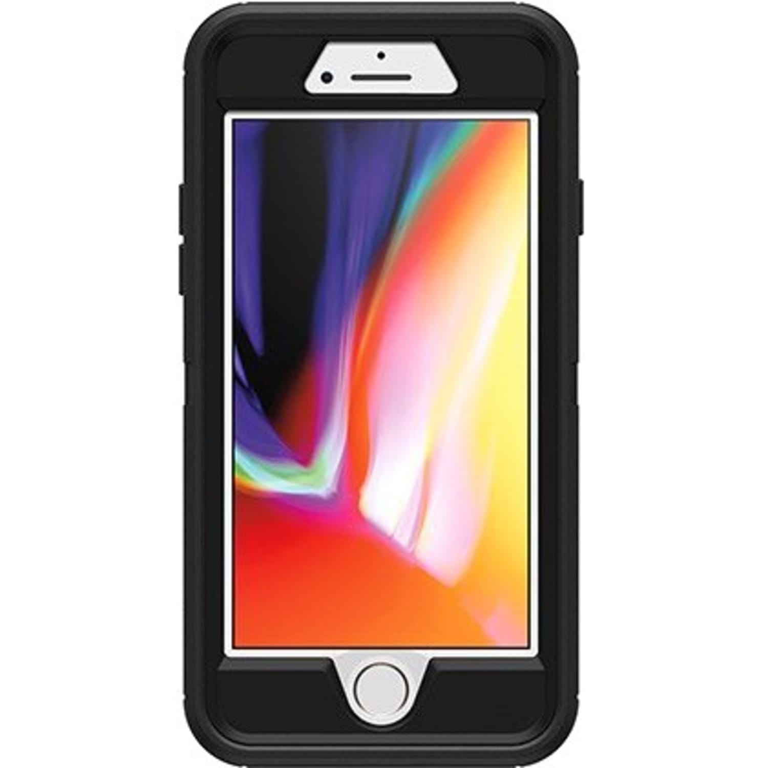 OtterBox Defender Series Pro Rugged Carrying Case Holster For Apple iPhone SE 2, iPhone SE 3, iPhone 8, iPhone 7 Smartphone, Black - Image 4