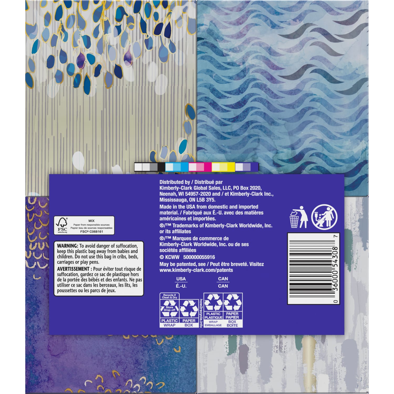 Kleenex Ultra Soft 3-Ply Unscented Tissues, 8-1/4in x 8-7/16in, 65 Per Box, Pack Of 4 Boxes - Image 4