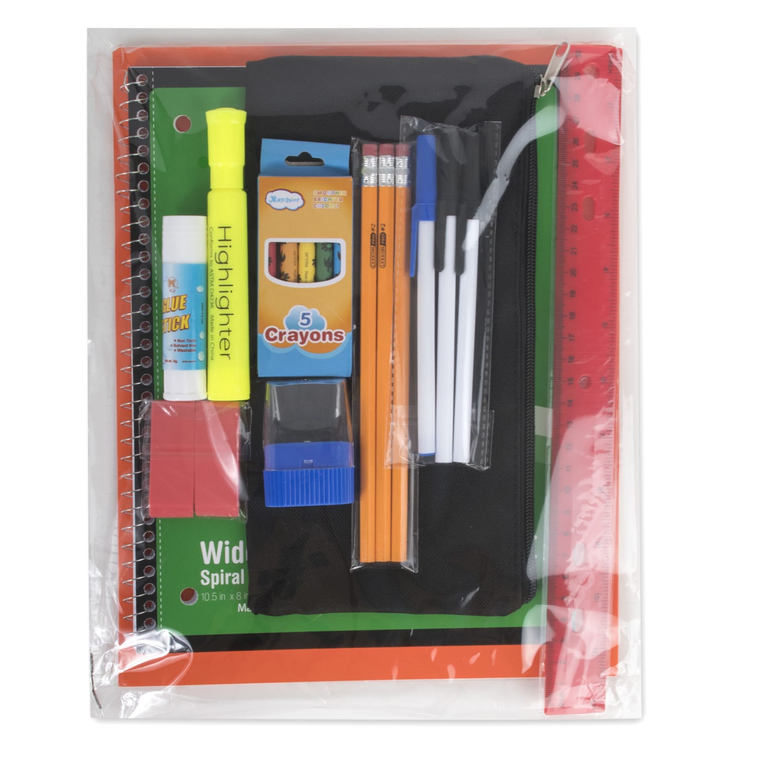 Trailmaker 20-Piece School Supply Kits, Pack Of 24 Kits - Image 4