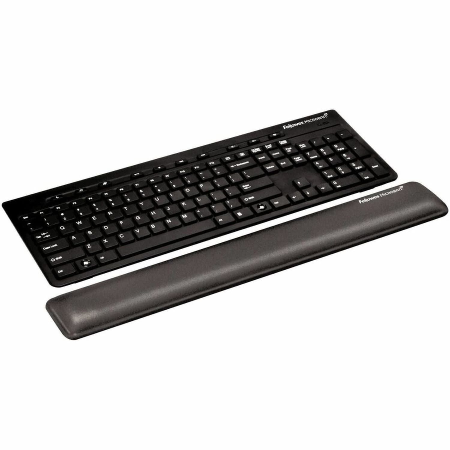 Fellowes Gel Wrist Rest With Microban, Graphite - Image 4