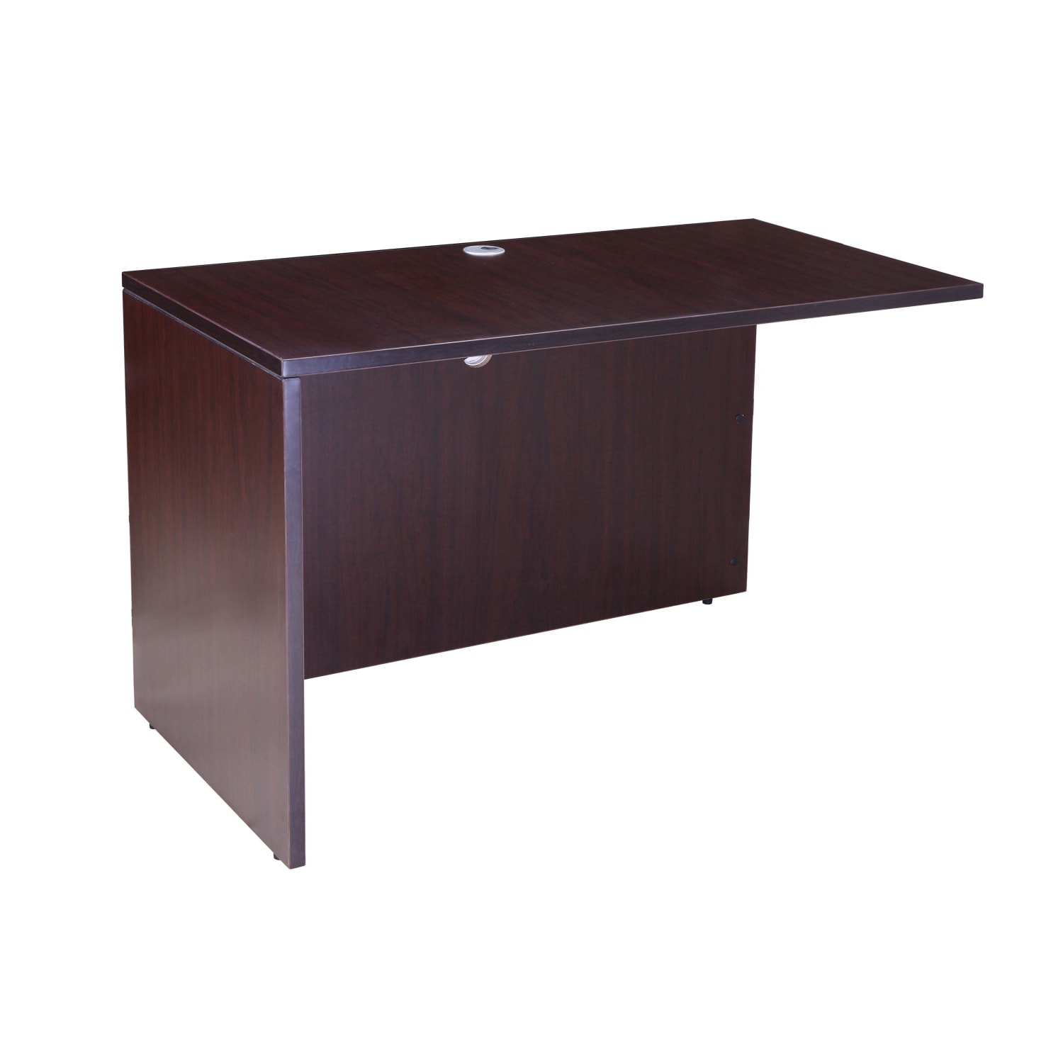 Boss Office Products Holland Series 71inW Executive L-Shaped Corner Desk With 2 File Storage Pedestals, Mocha - Image 4