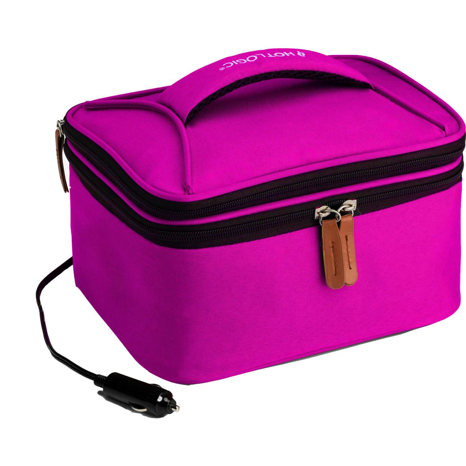 HOTLOGIC Portable Personal Expandable 12V Mini Oven XP, Pink - Image 4