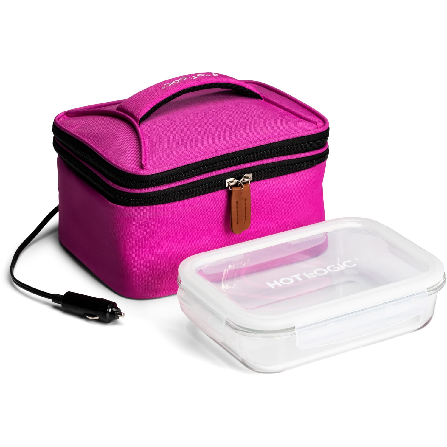 HOTLOGIC Portable Personal Expandable 12V Mini Oven XP, Pink - Image 6