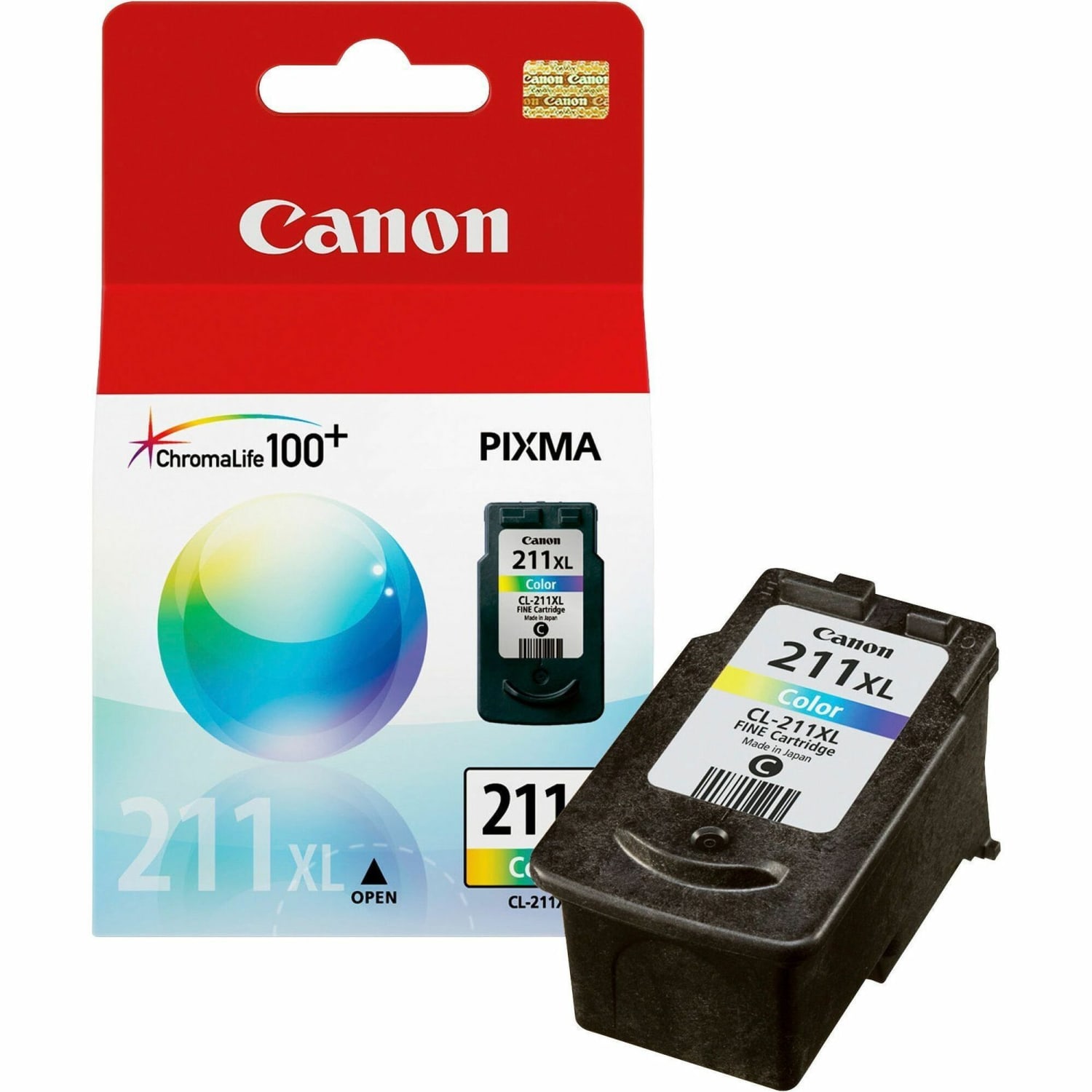 Canon CL-211XL Tri-Color High-Yield Ink Cartridge, 2975B001 - Image 3