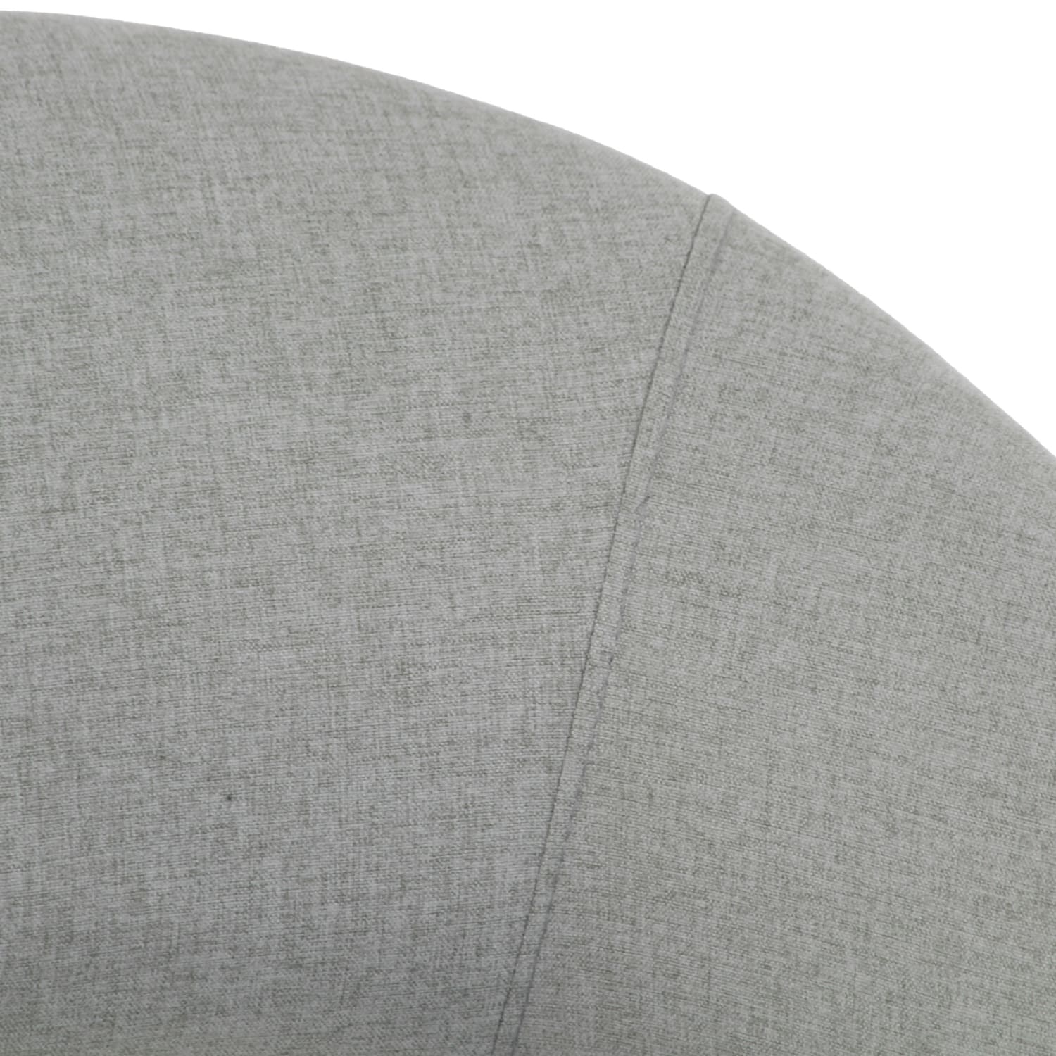 Glamour Home Aura Ergonomic Fabric Low-Back Adjustable Height Swivel Office Task Chair, Gray - Image 7