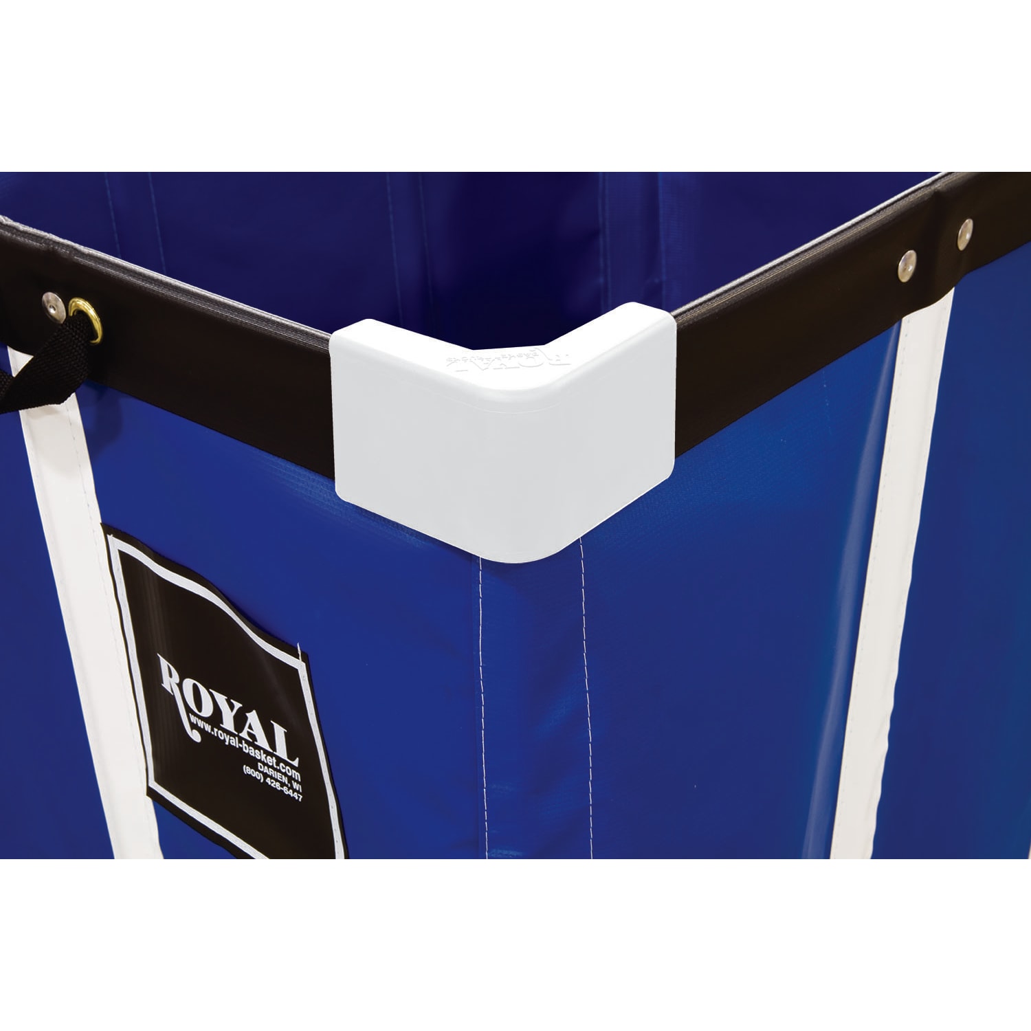 Royal Basket Trucks Bumper Kit, White, Kit Of 4 Bumpers