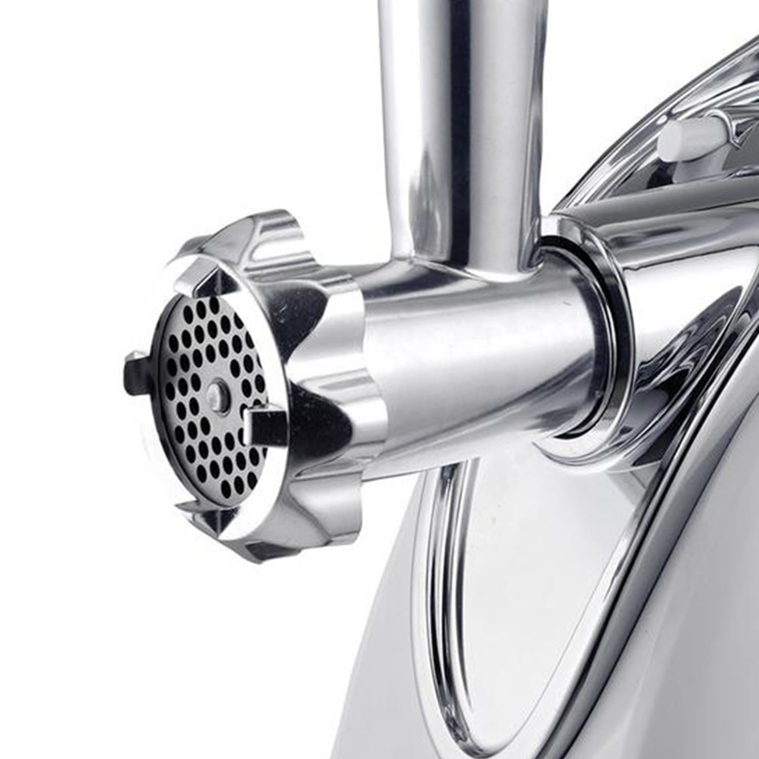 Brentwood 2-Speed 400-Watt Electric Meat Grinder And Sausage Stuffer, White - Image 6