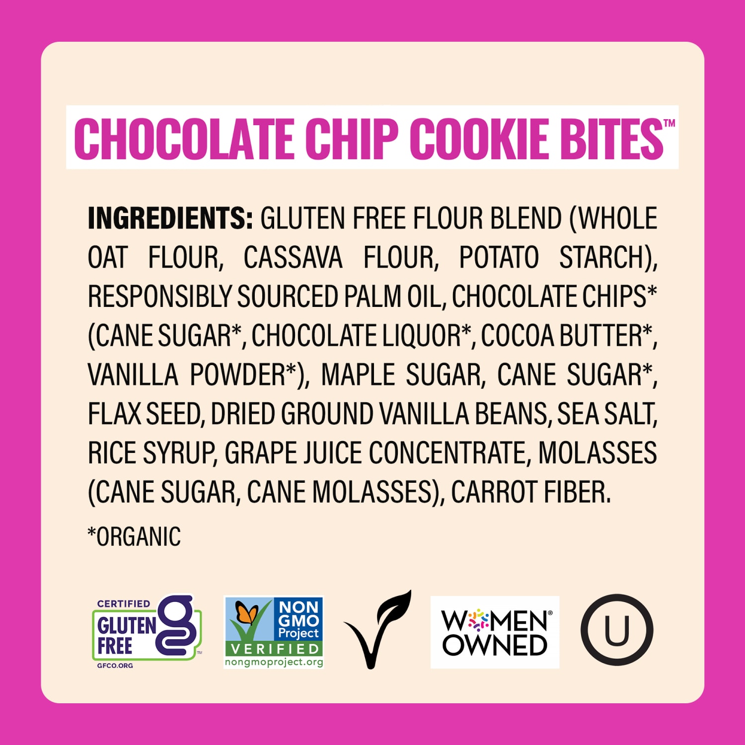 Every Body Eat Chocolate Chip Cookie Bites, 1.1 Oz, Total Qty 20 - Image 6