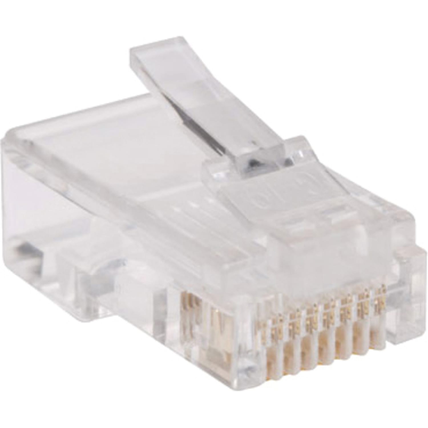 Tripp Lite RJ45 for Flat Solid/Standard Conductor 4-Pair Cat5e Cat5 Cable 100 Pack - Network connector - N030100FL - Image 4