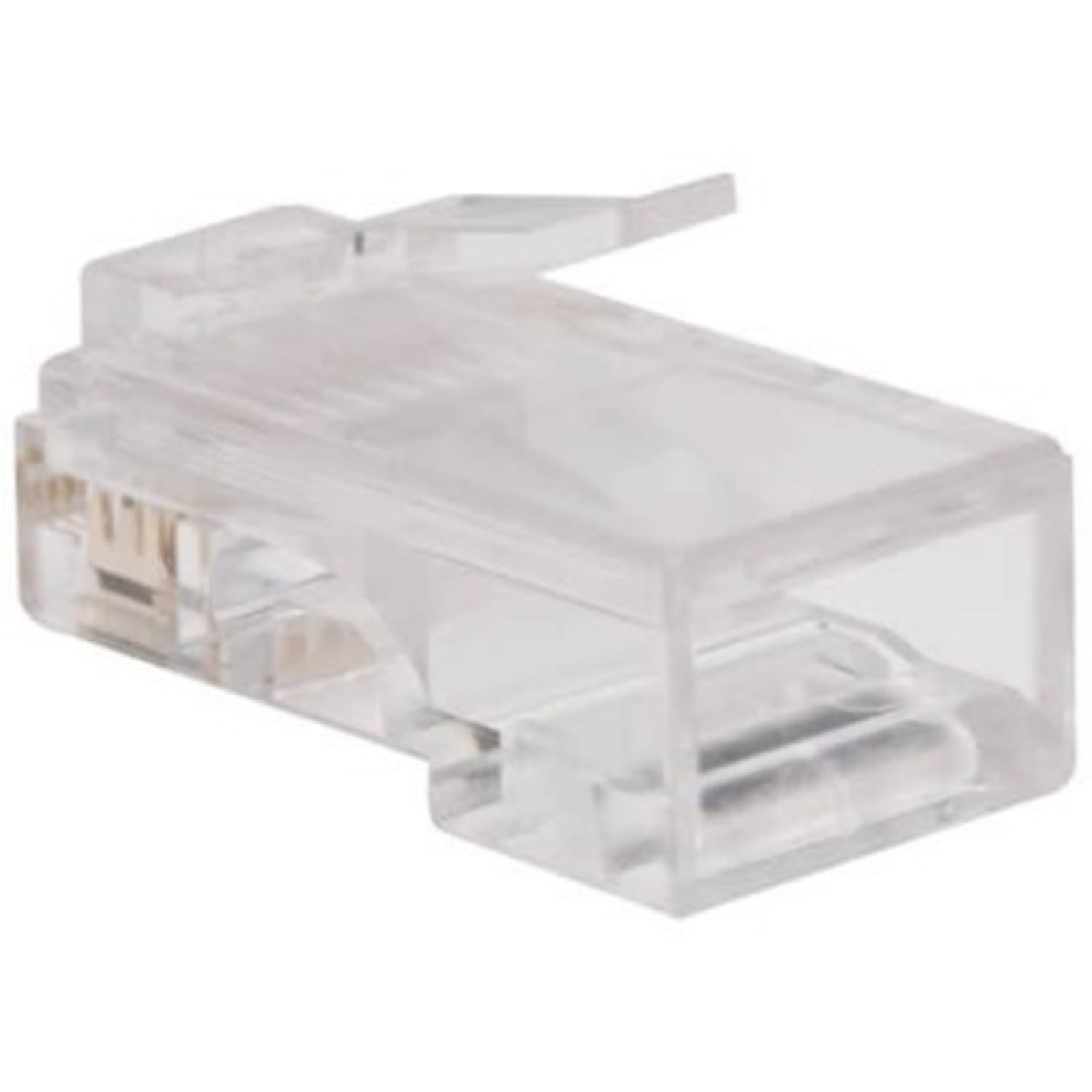 Tripp Lite RJ45 for Flat Solid/Standard Conductor 4-Pair Cat5e Cat5 Cable 100 Pack - Network connector - N030100FL - Image 6