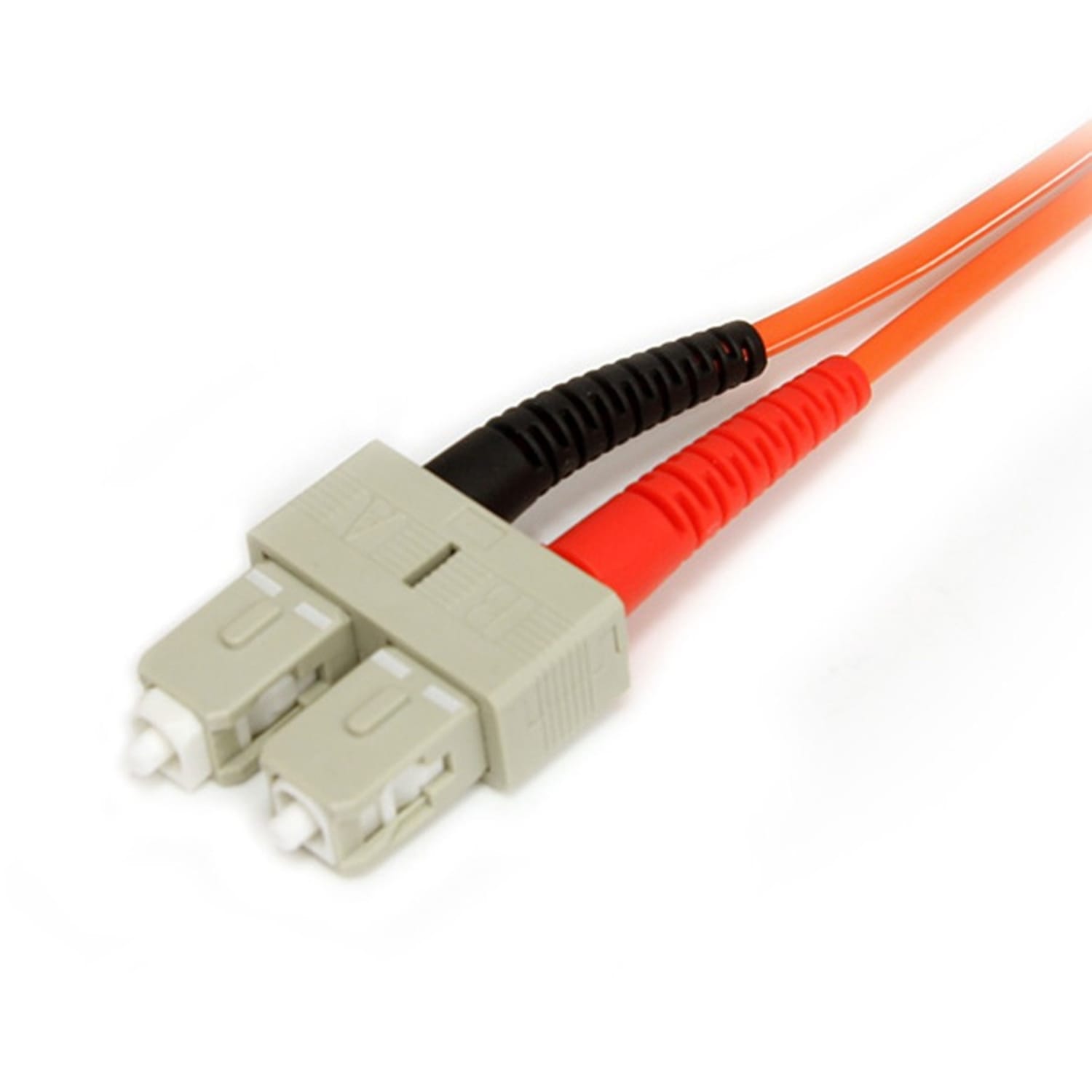 StarTech.com 2m Fiber Optic Cable  - LSZH - LC/SC - OM1 - LC to SC Fiber Patch Cable  - 2m LC/SC Fiber Optic Cable - 2 m LC to SC Fiber Patch Cable - 2 meter LC to SC Fiber Cable  - LSZH - LC/SC - OM1 Fiber Cable - Image 4