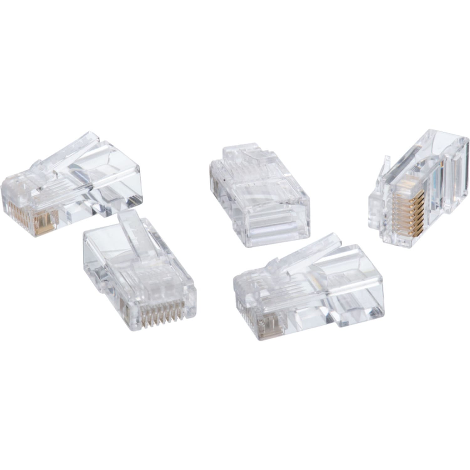 4XEM 50 Pack Cat5E RJ45 Modular Ethernet Plugs for Stranded or Solid CAT5E Cable - 50 Pack Modular RJ45 Ethernet ends  - 4X50PKC5E - Image 6