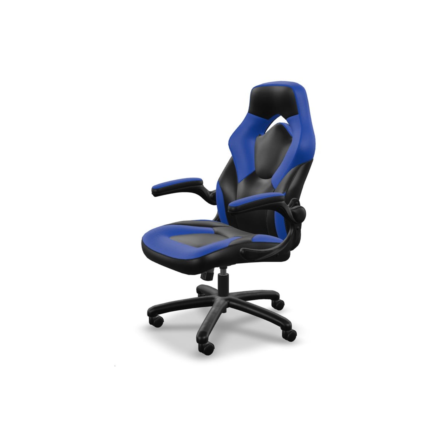 Respawn Racing Style Ergonomic Bonded Leather Computer Gaming Chair, Blue - Image 8