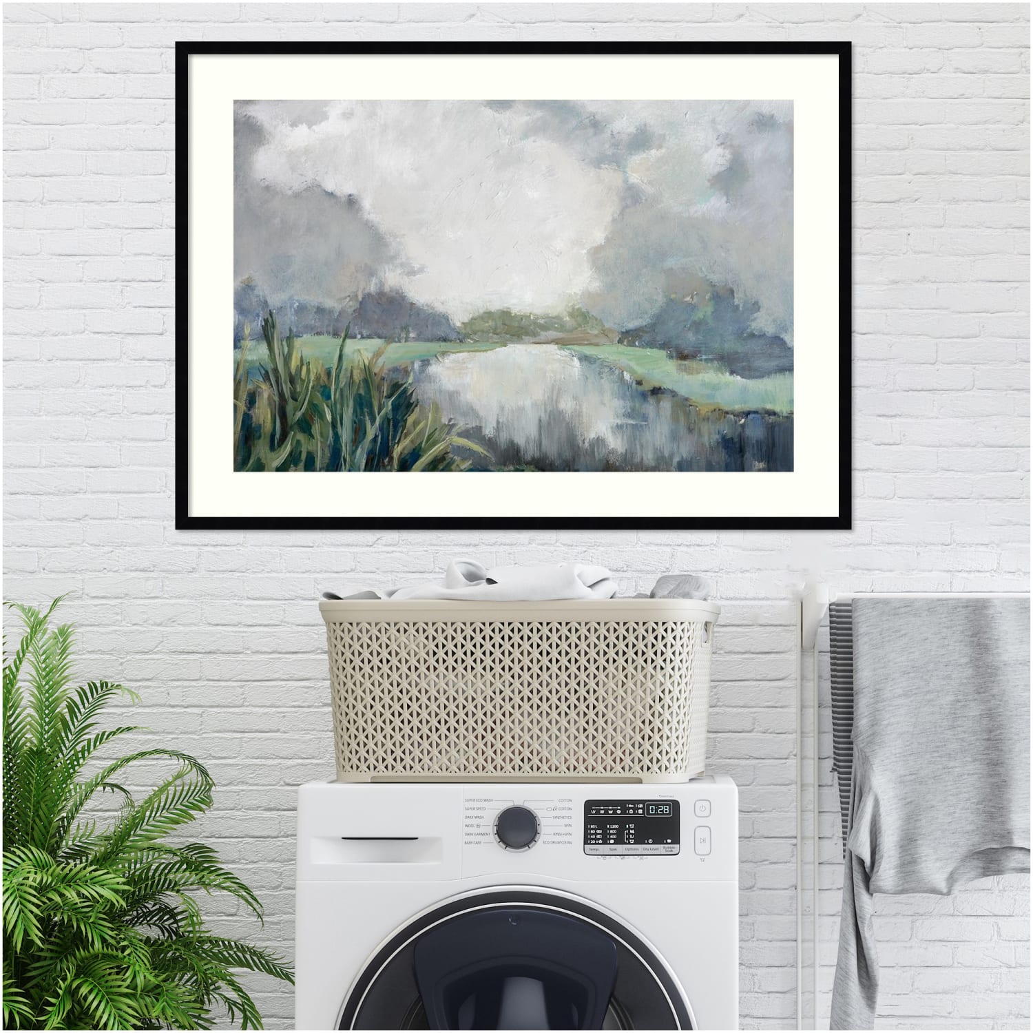 Amanti Art River Passage by Mary Parker Buckley Wood Framed Wall Art Print, 43inW x 31inH, Black - Image 4