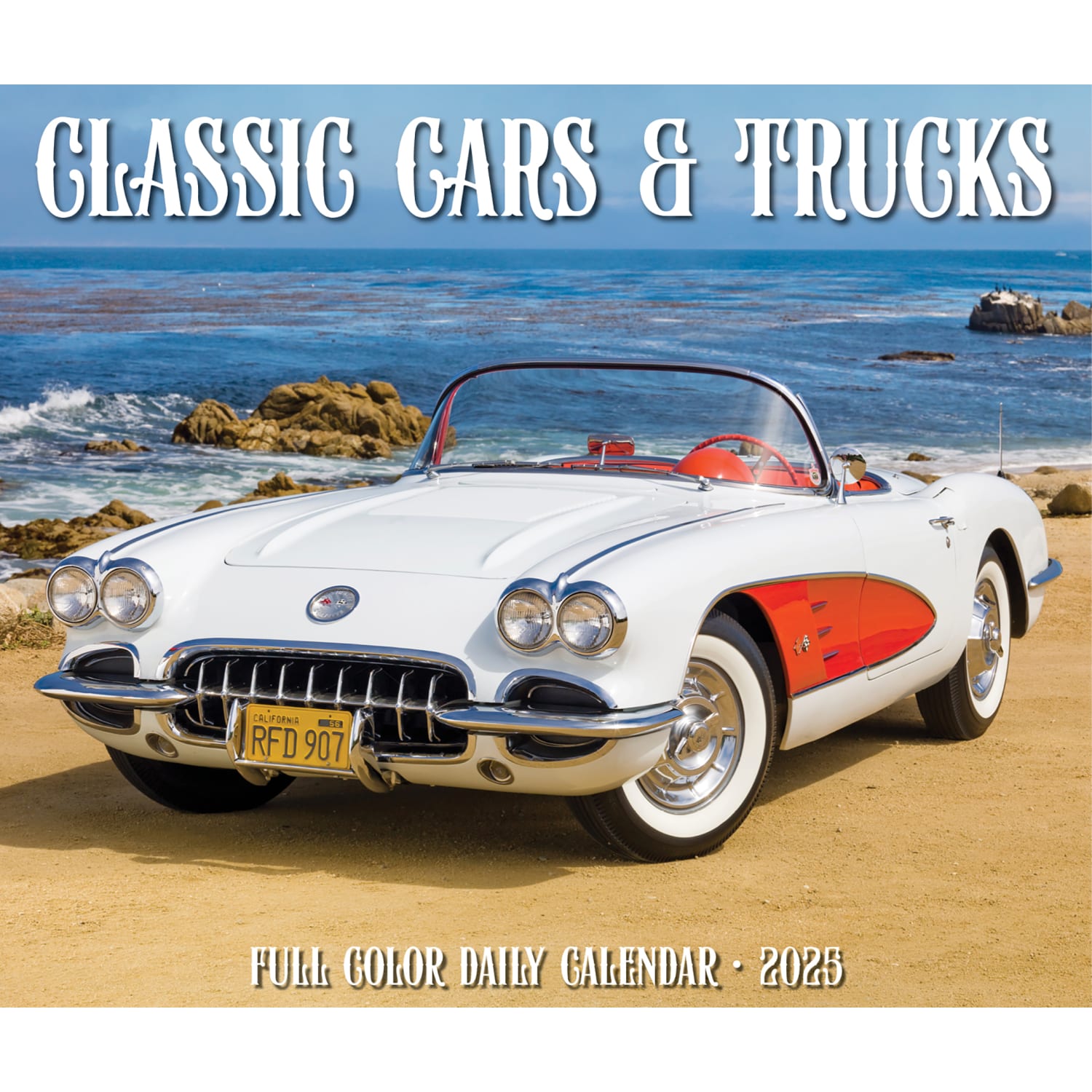 2025 Willow Creek Press Daily Desk Box Calendar, Hobbies, 5-1/2in x 6-1/4in, Classic Cars & Trucks, January To December, 40744 - Image 5