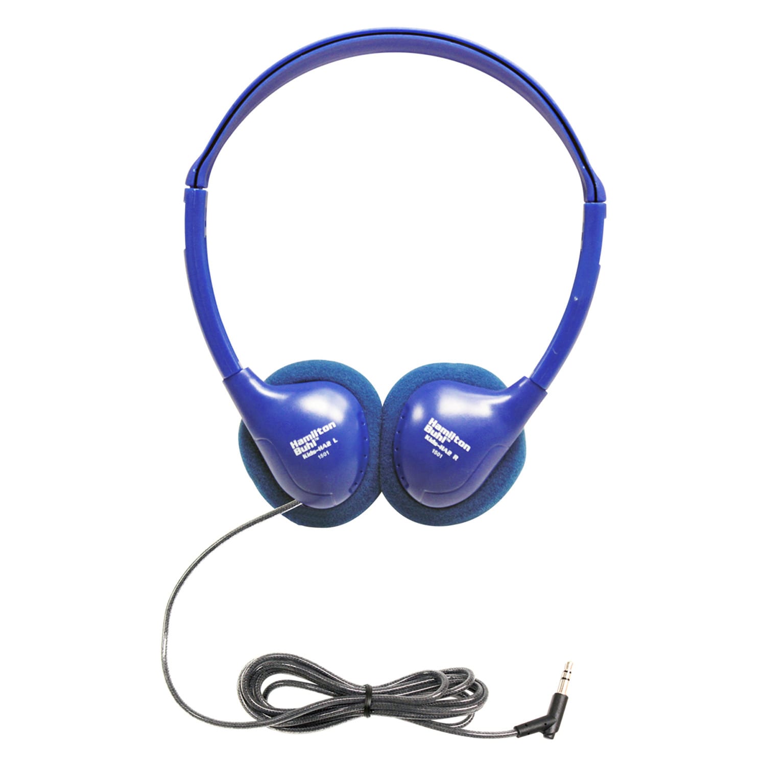 HamiltonBuhl Kids On-Ear Stereo Headphones, Blue, Pack Of 3 Headphones - Image 3
