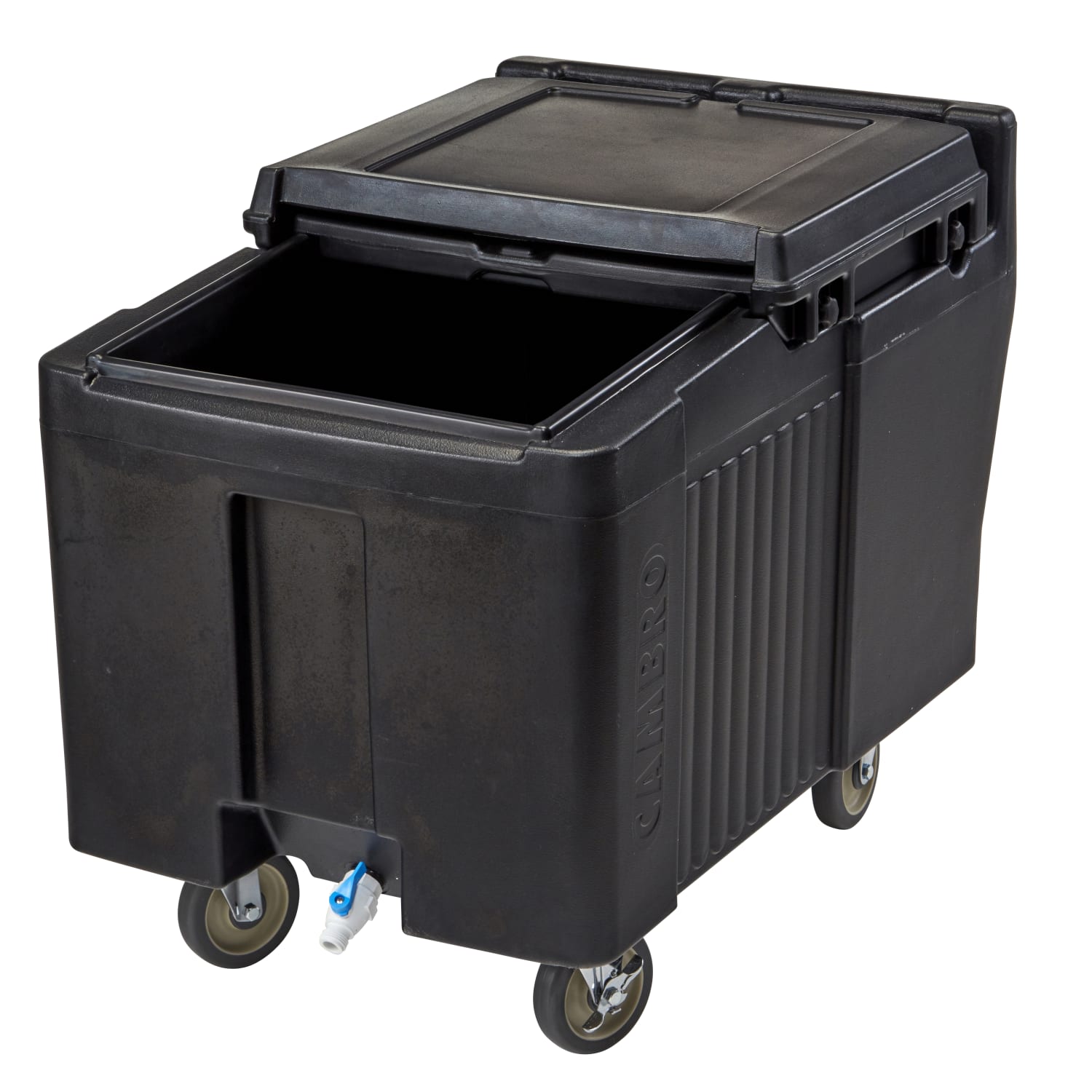 Cambro SlidingLid Ice Caddy, 175-Lb Capacity, Black - Image 3