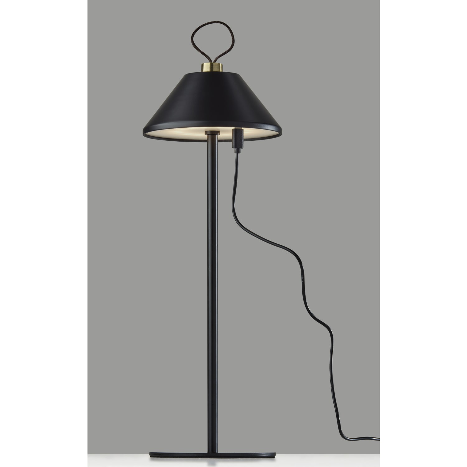 Adesso Danny LED Cordless Indoor/Outdoor Table Lamp, 14inH, Black - Image 3