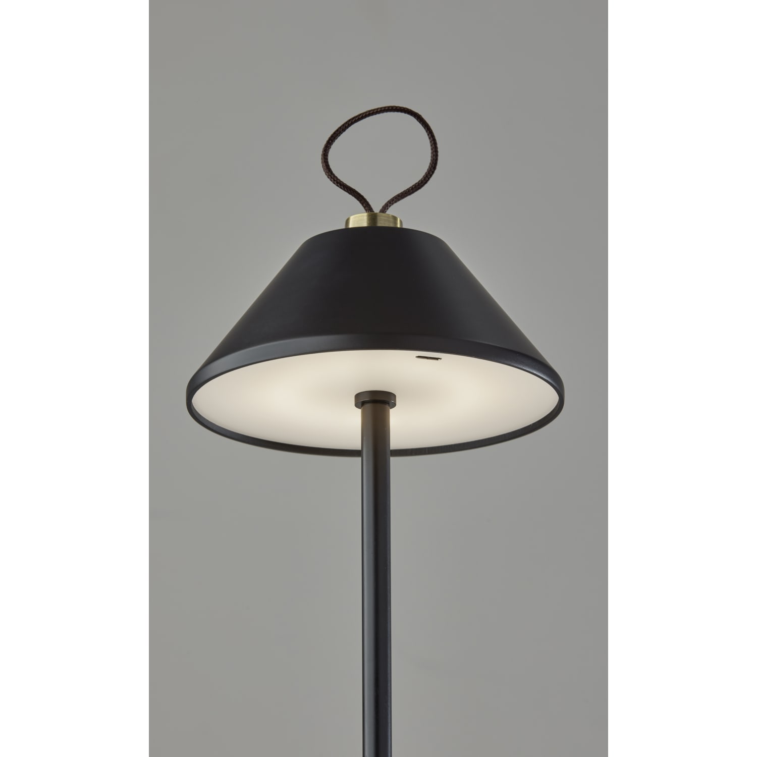 Adesso Danny LED Cordless Indoor/Outdoor Table Lamp, 14inH, Black - Image 5
