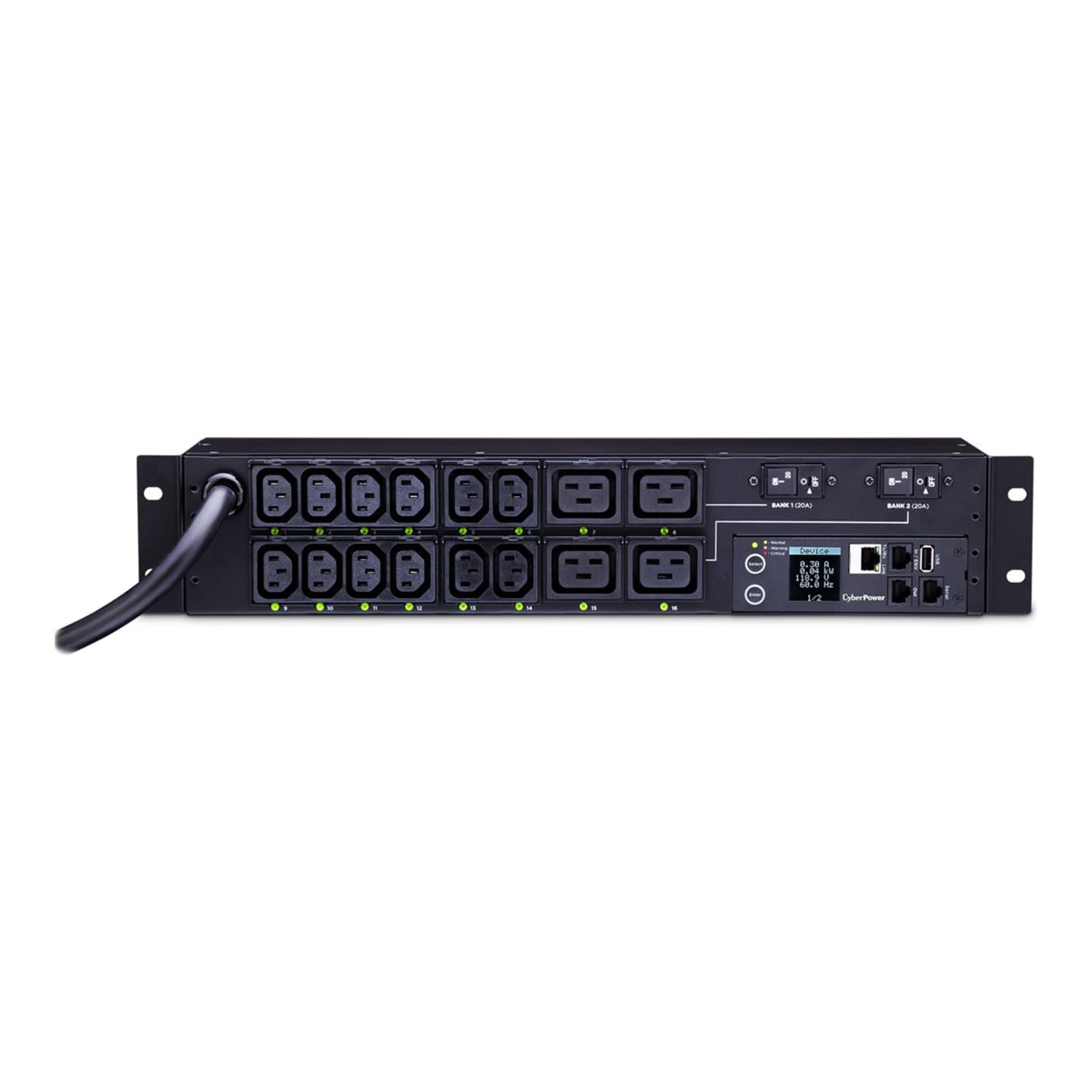 CyberPower Switched Metered-by-Outlet PDU81008 - Power distribution unit (rack-mountable) - AC 200-240 V - PDU81008