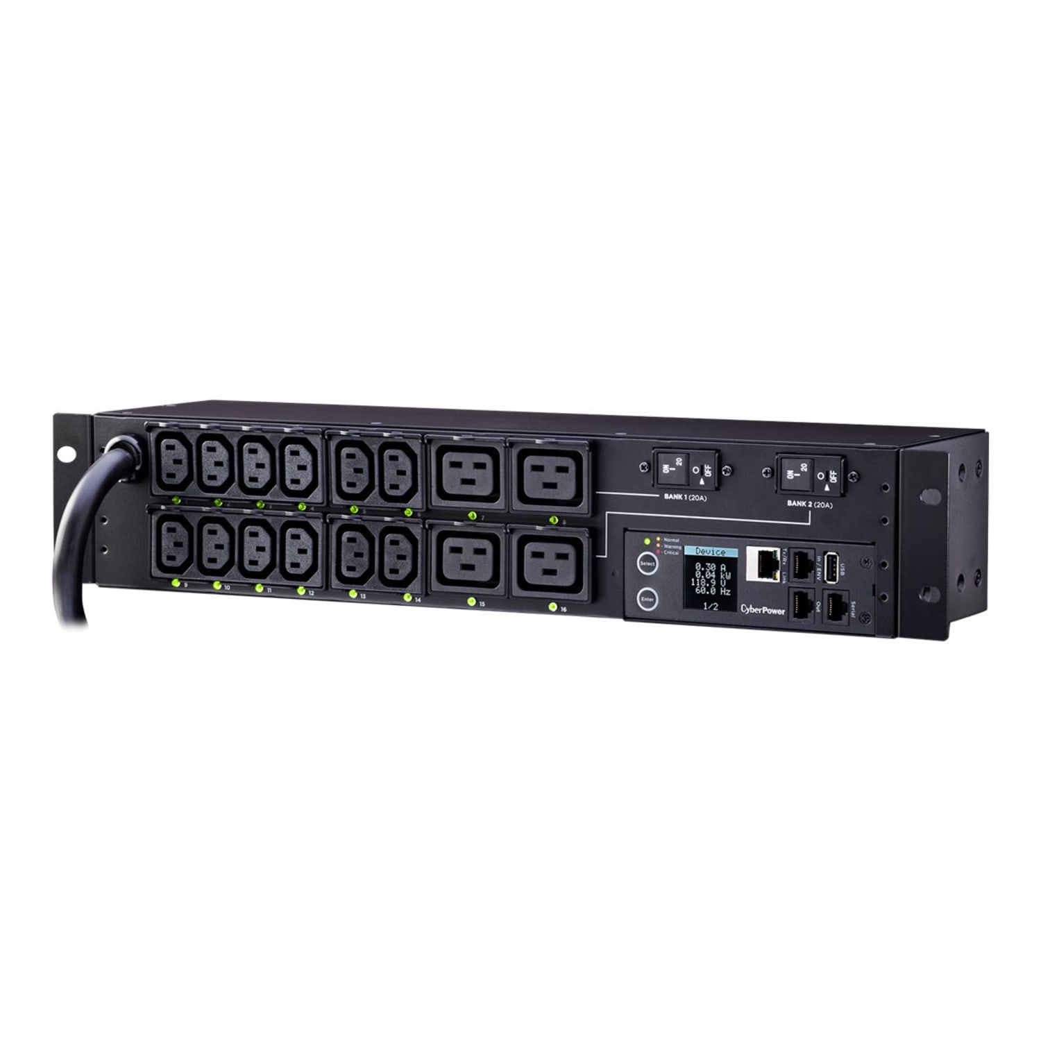 CyberPower Switched Metered-by-Outlet PDU81008 - Power distribution unit (rack-mountable) - AC 200-240 V - PDU81008 - Image 3