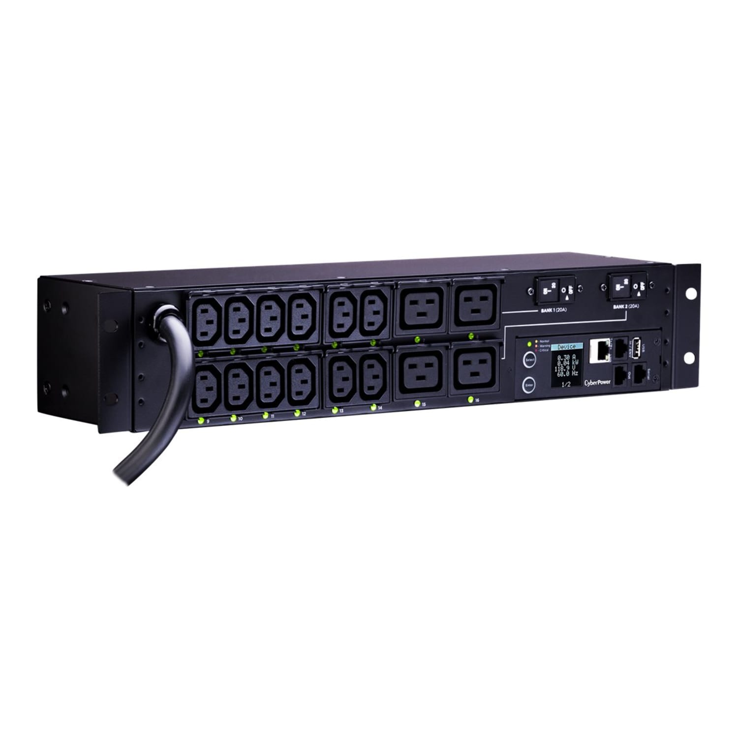 CyberPower Switched Metered-by-Outlet PDU81008 - Power distribution unit (rack-mountable) - AC 200-240 V - PDU81008 - Image 4