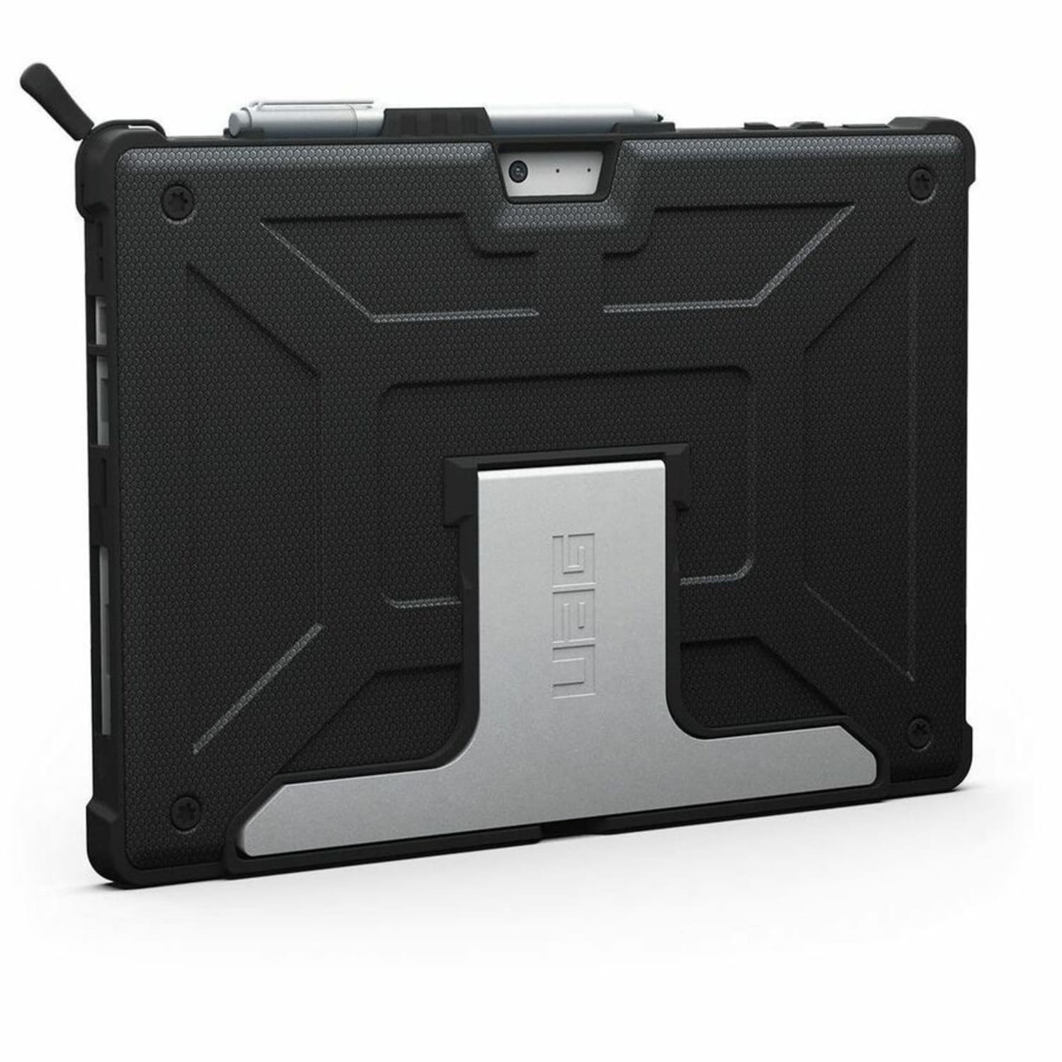 Urban Armor Gear Metropolis Carrying Case (Folio) Microsoft Surface Pro 4, Surface Pro (5th Gen), Surface Pro 6, Surface Pro 7, Surface Pro 7+ Tablet - Black - Impact Resistant, Scratch Resistant, Abrasion Resistant, Drop Resistant, Slip Resistant - Image 3