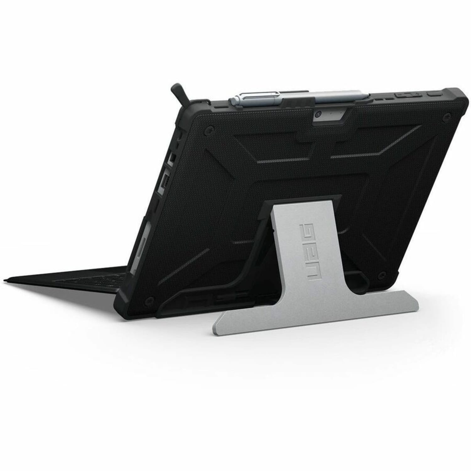 Urban Armor Gear Metropolis Carrying Case (Folio) Microsoft Surface Pro 4, Surface Pro (5th Gen), Surface Pro 6, Surface Pro 7, Surface Pro 7+ Tablet - Black - Impact Resistant, Scratch Resistant, Abrasion Resistant, Drop Resistant, Slip Resistant - Image 5