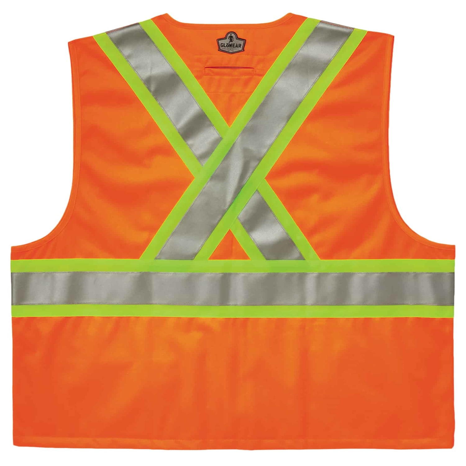 Ergodyne GloWear Safety Vest, 2-Tone X-Back 8235ZX, Type R Class 2, 4X/5X, Orange - Image 3