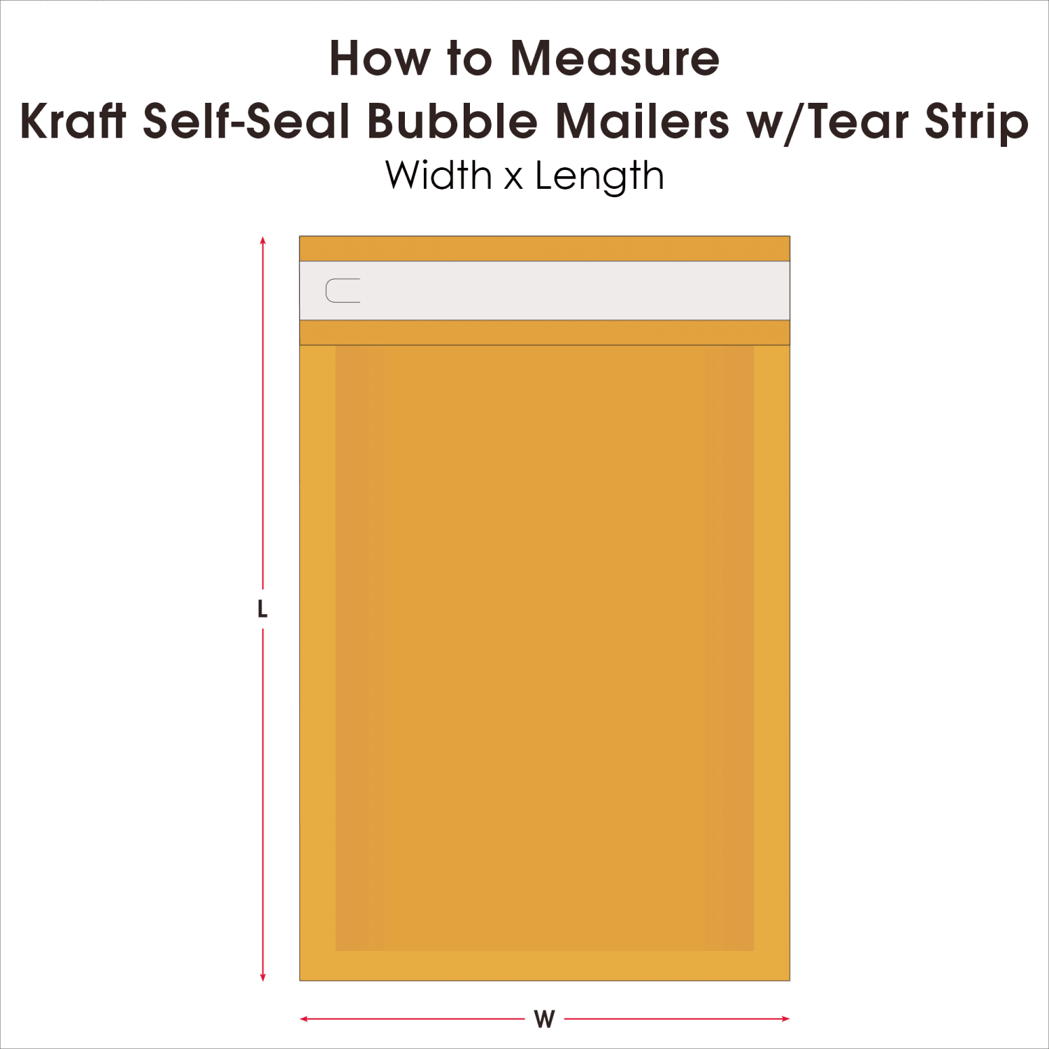 Partners Brand Kraft EZ Open Tear-Tab Bubble Mailers, #000, 4in x 8in, Pack Of 500 - Image 3