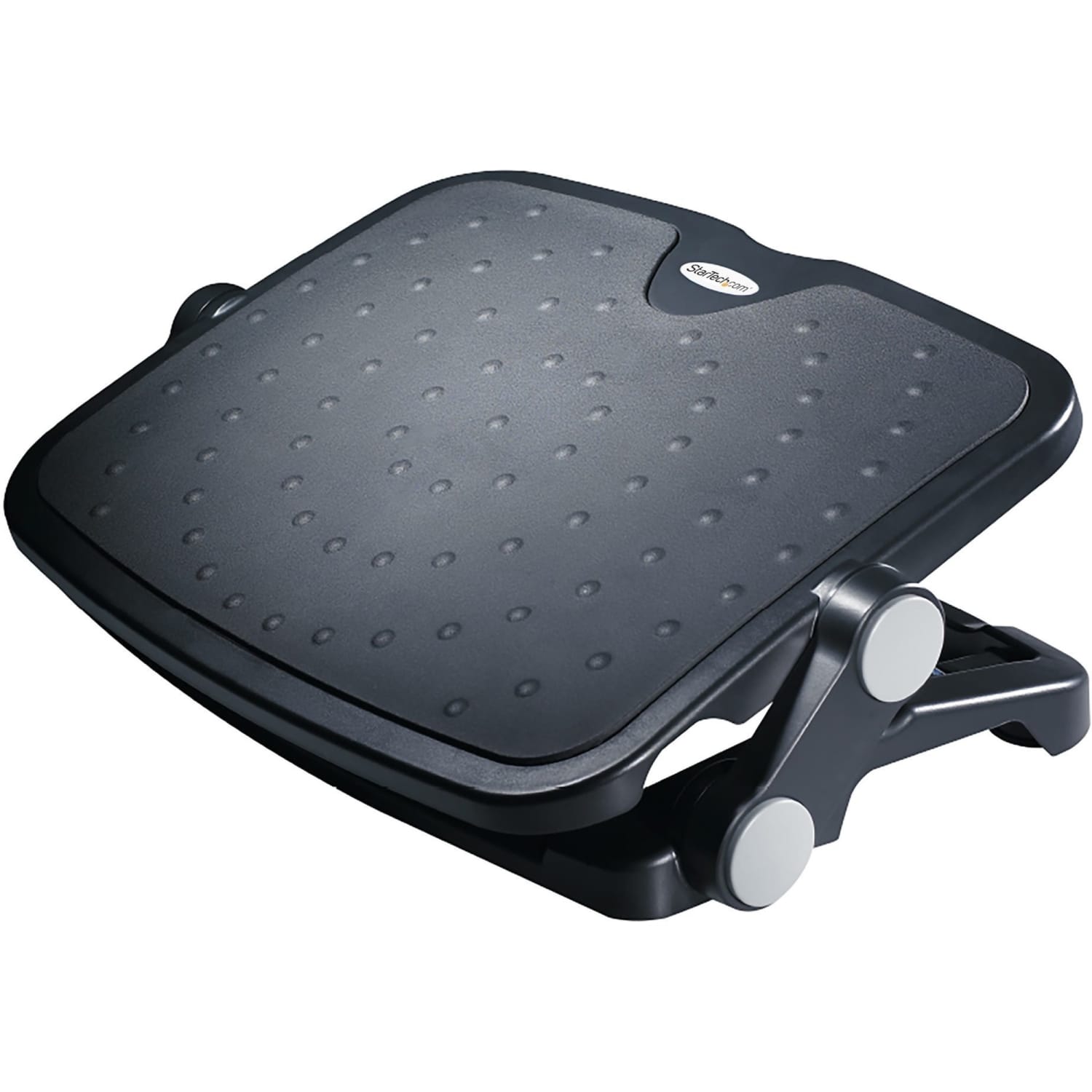 StarTech.com Adjustable Under Desk Foot Rest - Ergonomic Footrest - Large 18x14in - Office Footrest Stool w/ Adjustable, Angle - FTRST1