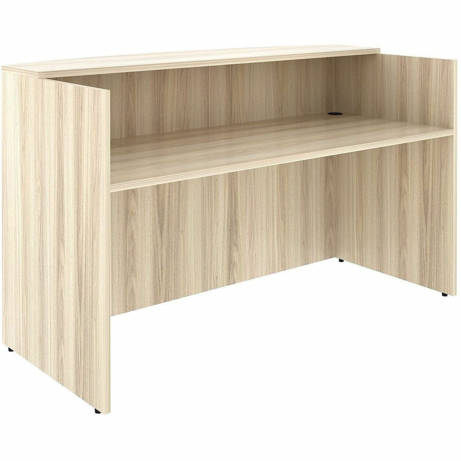 Lorell Essentials Front Reception Desk, 42.5inH x 72inW x 36inD