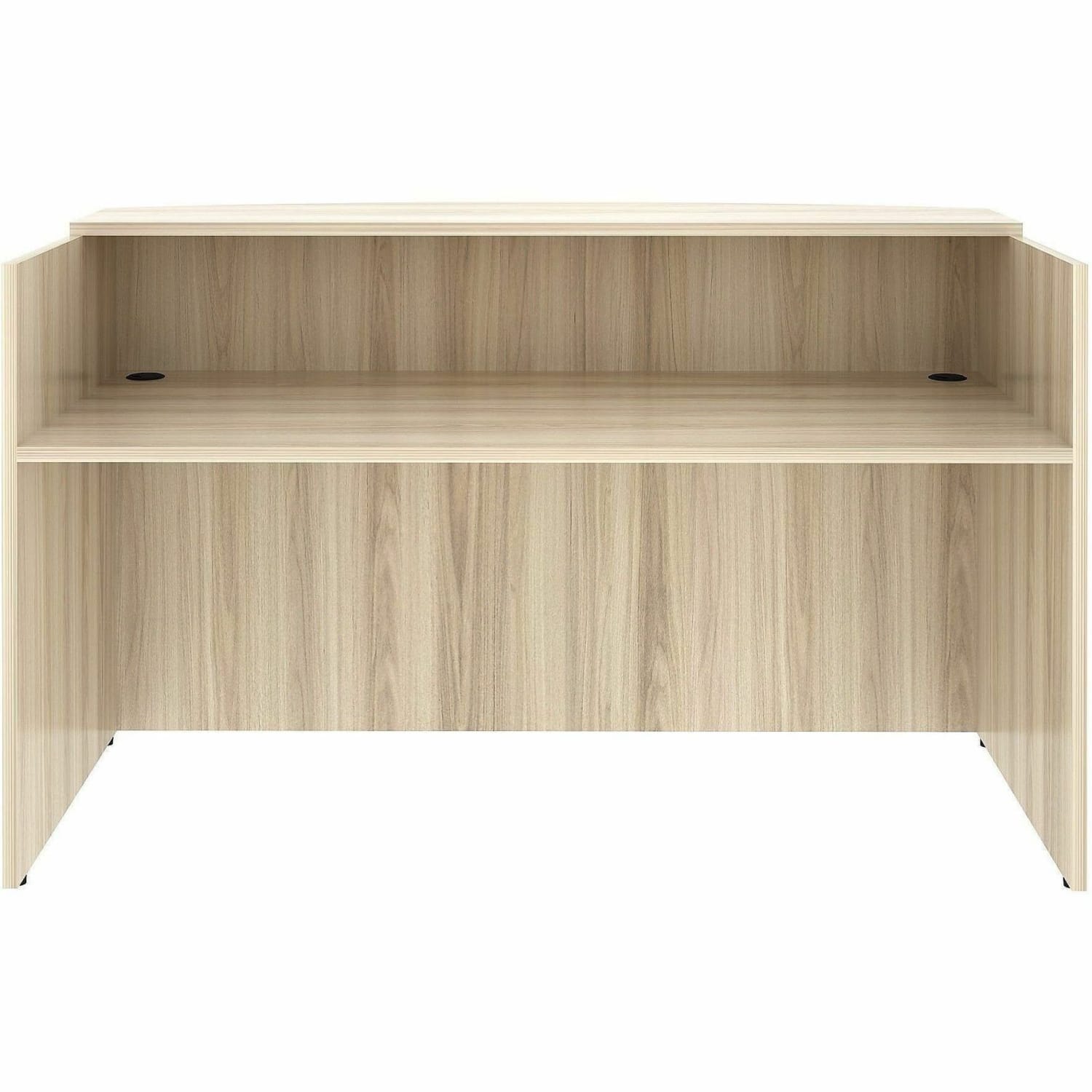 Lorell Essentials Front Reception Desk, 42.5inH x 72inW x 36inD - Image 3